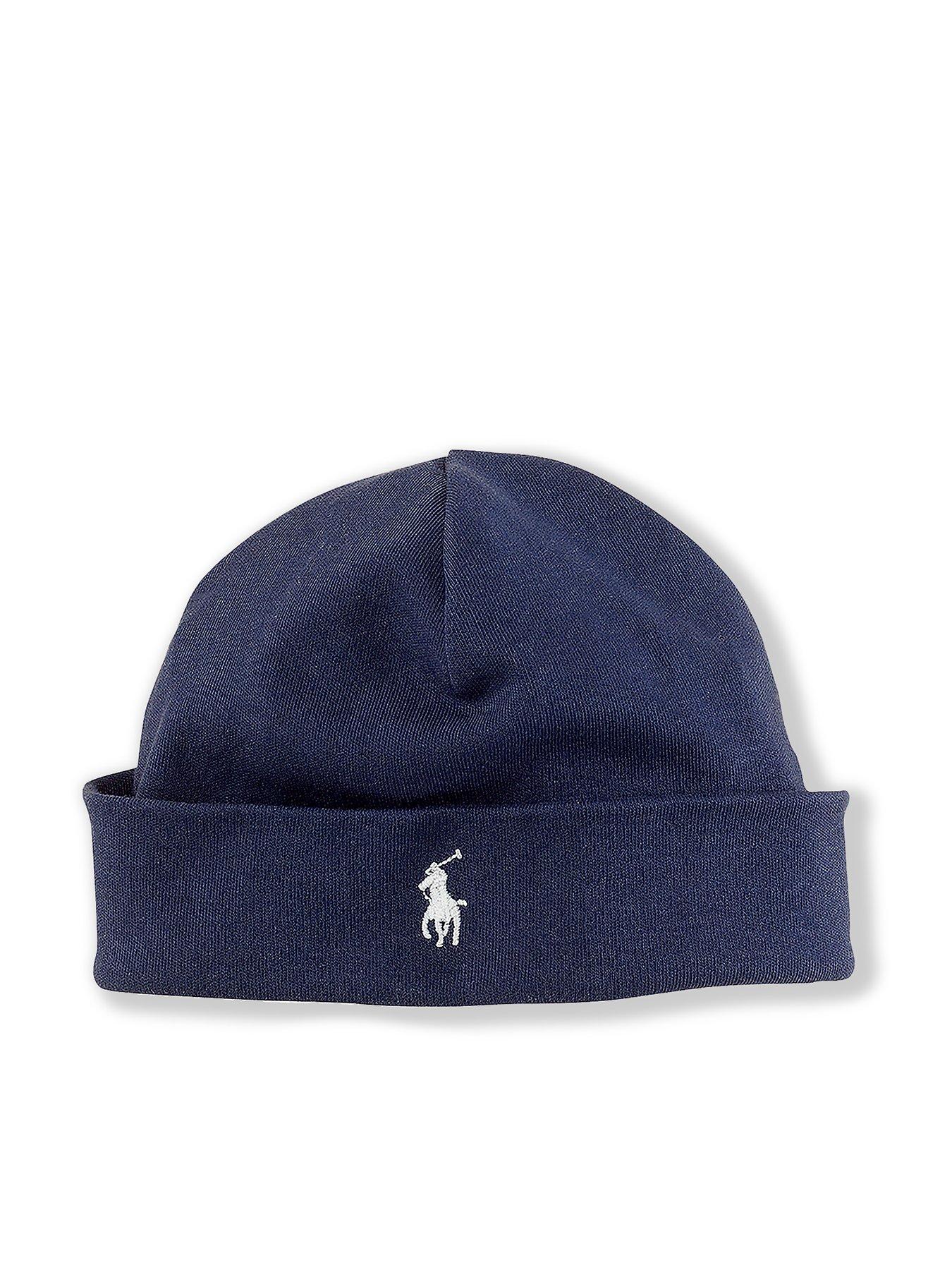 Navy store baby hat