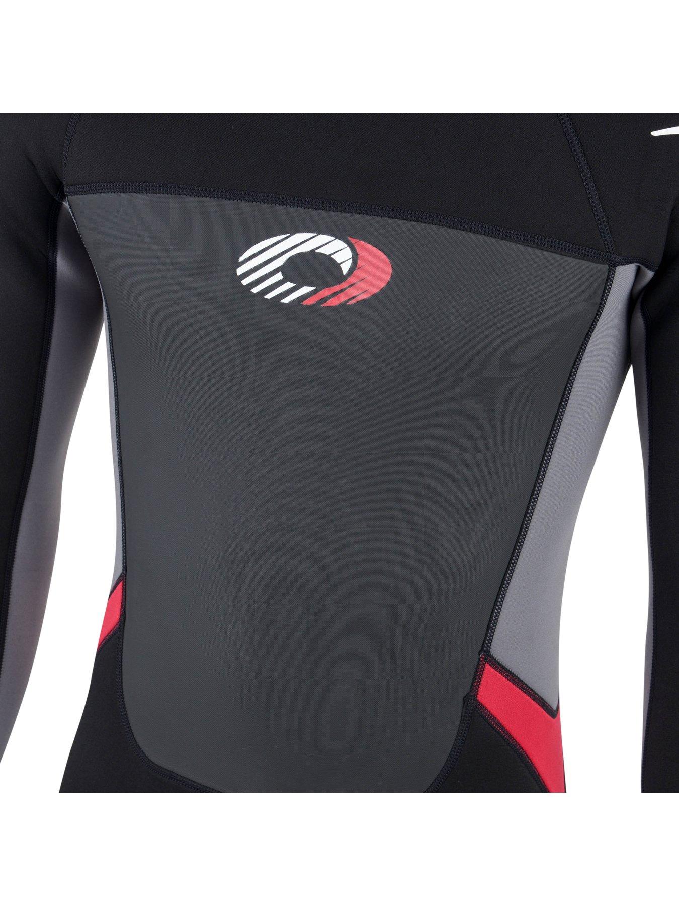 Image 4 of 6 of Osprey Action Sports Origin Mens Long Wetsuit &nbsp;- 3mm - Black / Red / Grey