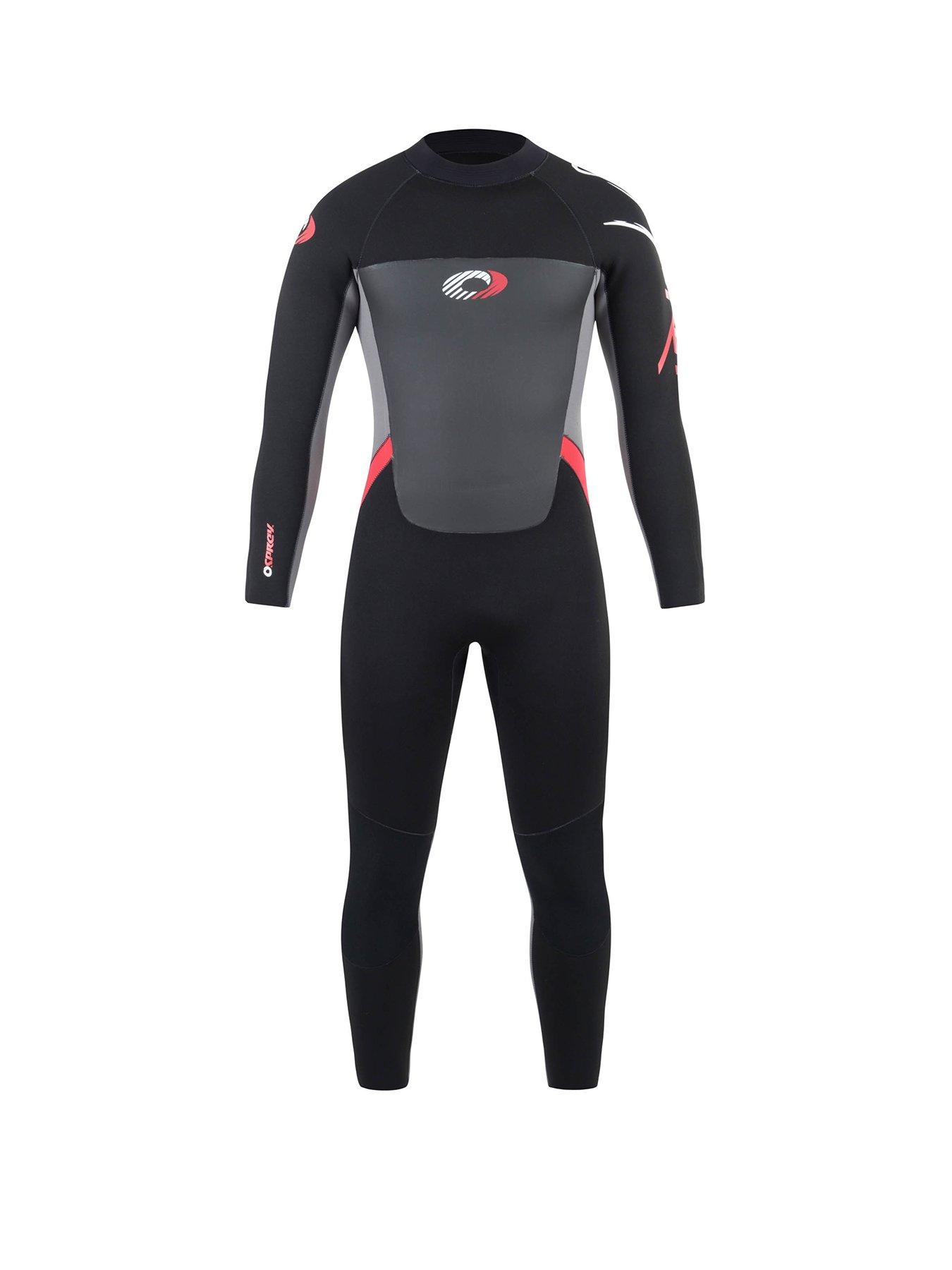 Image 1 of 6 of Osprey Action Sports Origin Men's Long Length 5mm Wetsuit - Black / Red