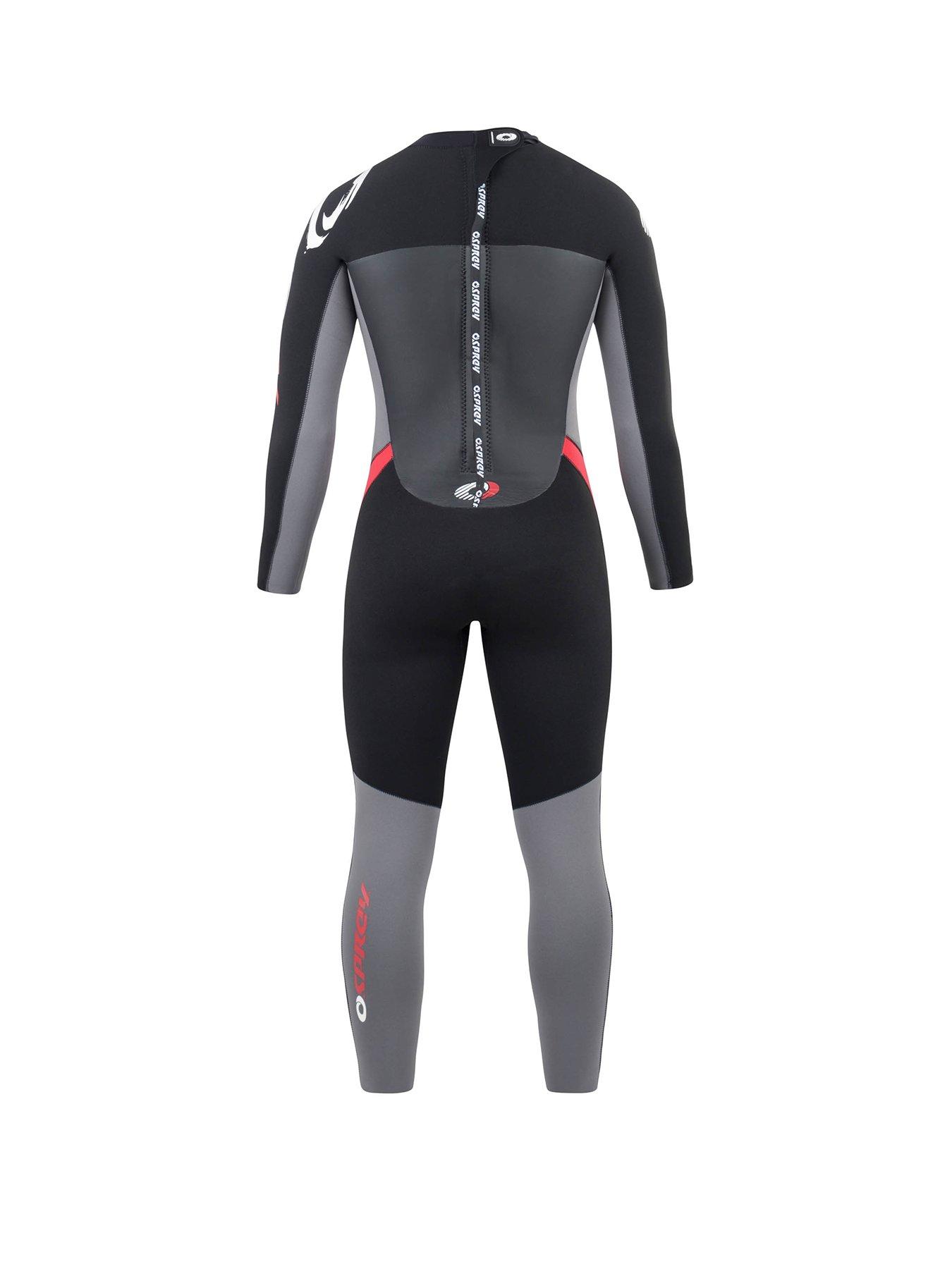 Image 2 of 6 of Osprey Action Sports Origin Men's Long Length 5mm Wetsuit - Black / Red