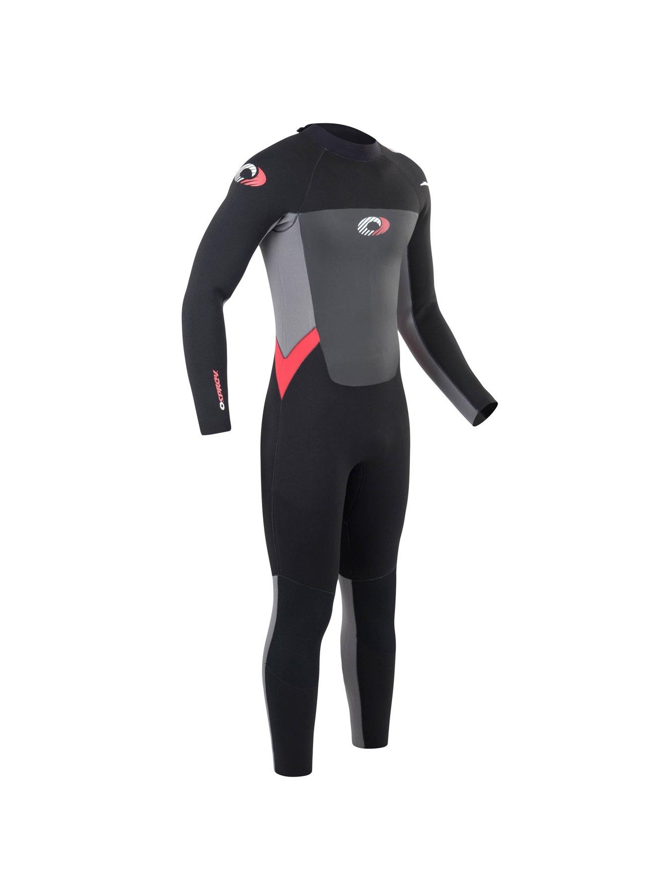 Image 5 of 6 of Osprey Action Sports Origin Men's Long Length 5mm Wetsuit - Black / Red