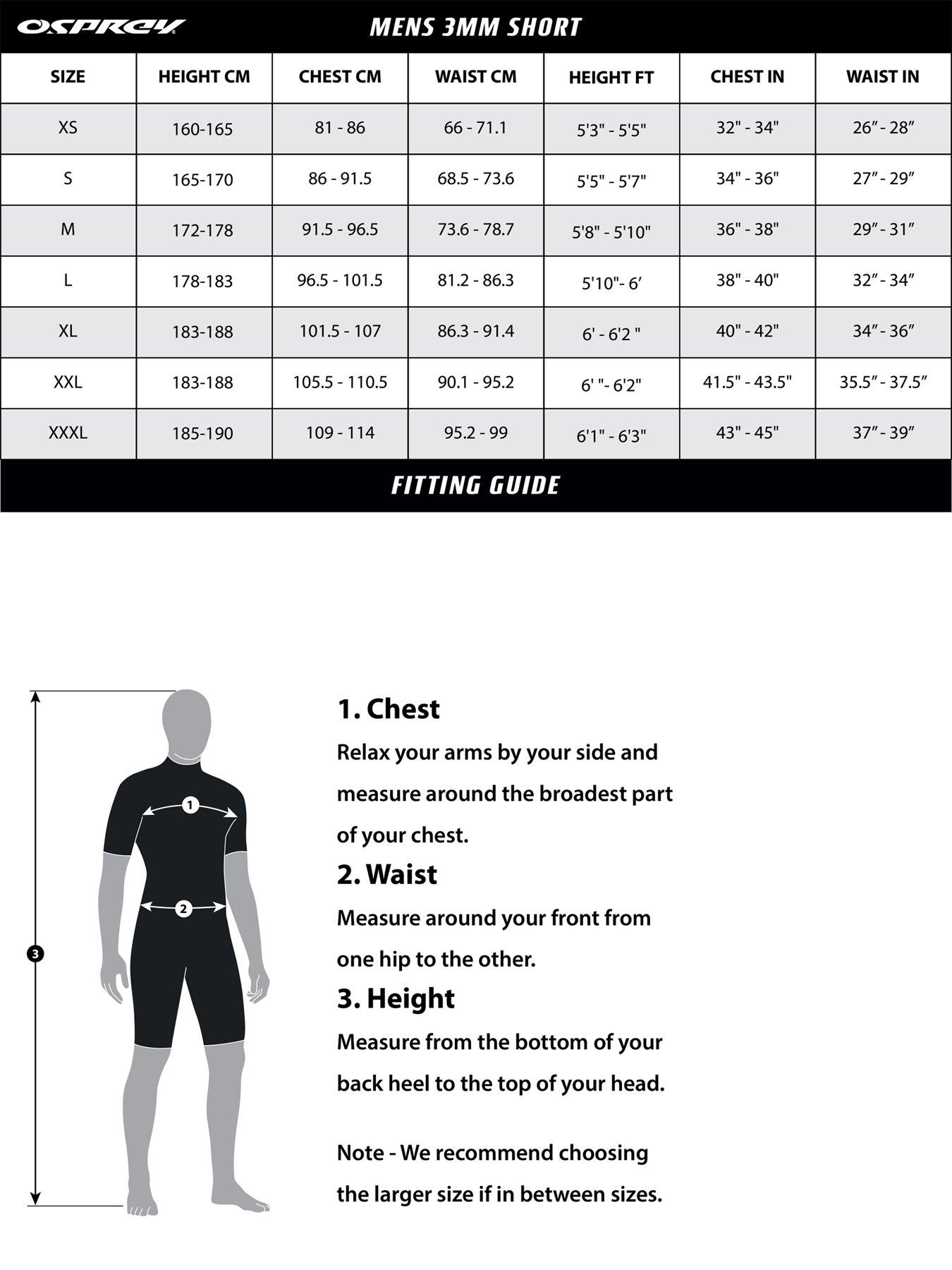 Image 6 of 6 of Osprey Action Sports Origin Men's Shorty Wetsuit -&nbsp;Black /&nbsp;Red