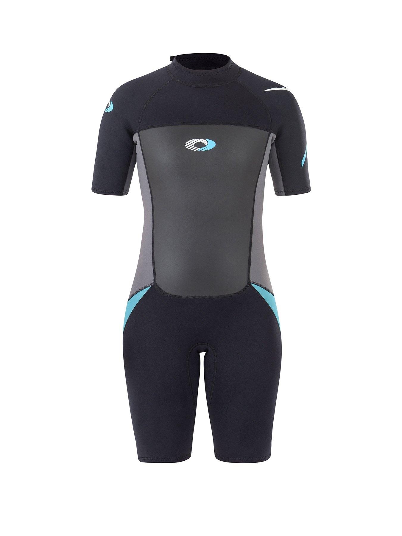 Osprey Action Sports Origin Women's Shorty Length Wetsuit - Black/Blue