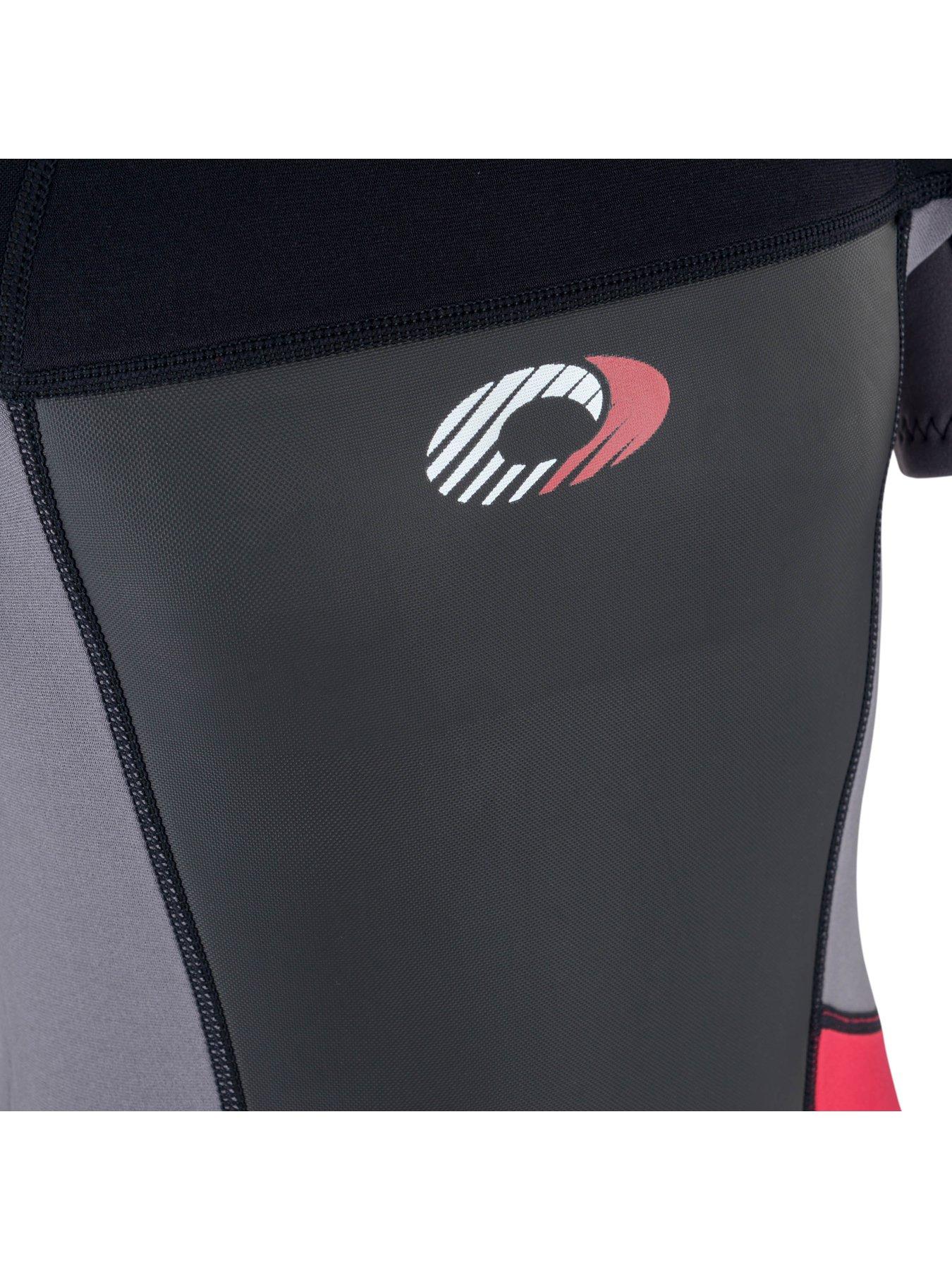 Image 4 of 6 of Osprey Action Sports Origin Boys Shorty Wetsuit (Black/Red)