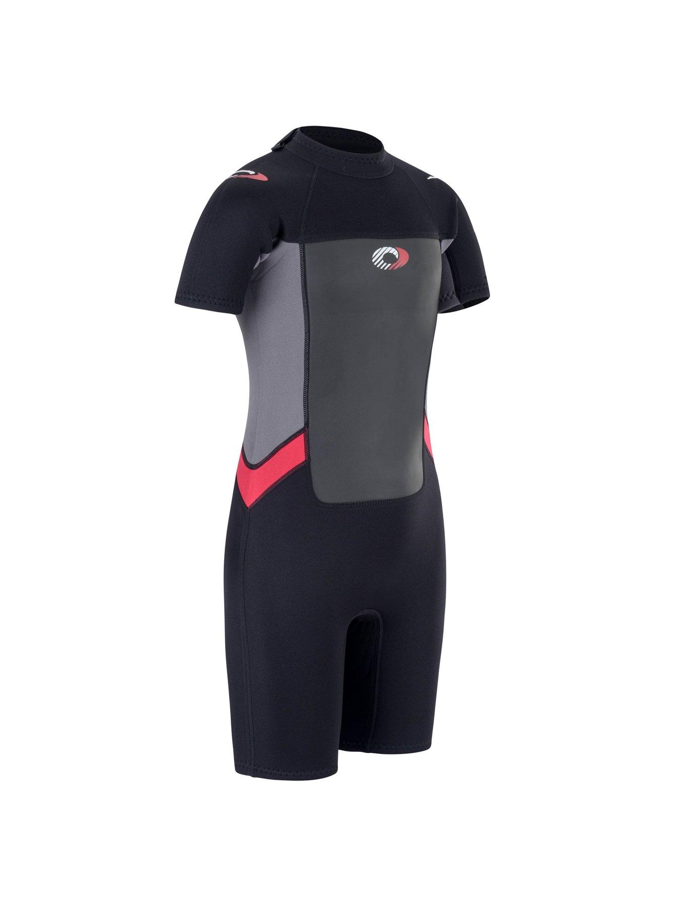 Image 5 of 6 of Osprey Action Sports Origin Boys Shorty Wetsuit (Black/Red)