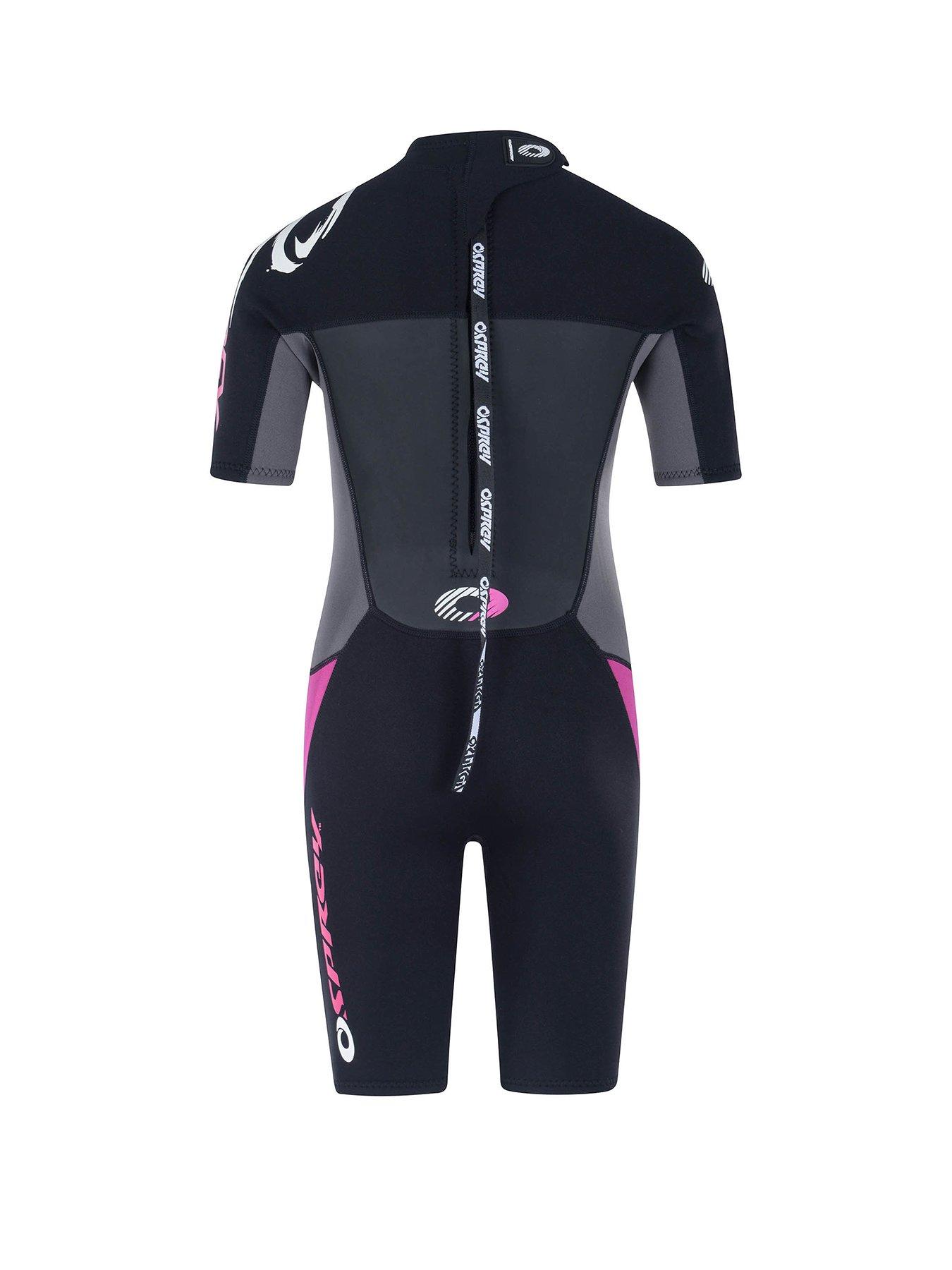 Image 2 of 7 of Osprey Action Sports Origin Girls Shorty Wetsuit Black/Pink