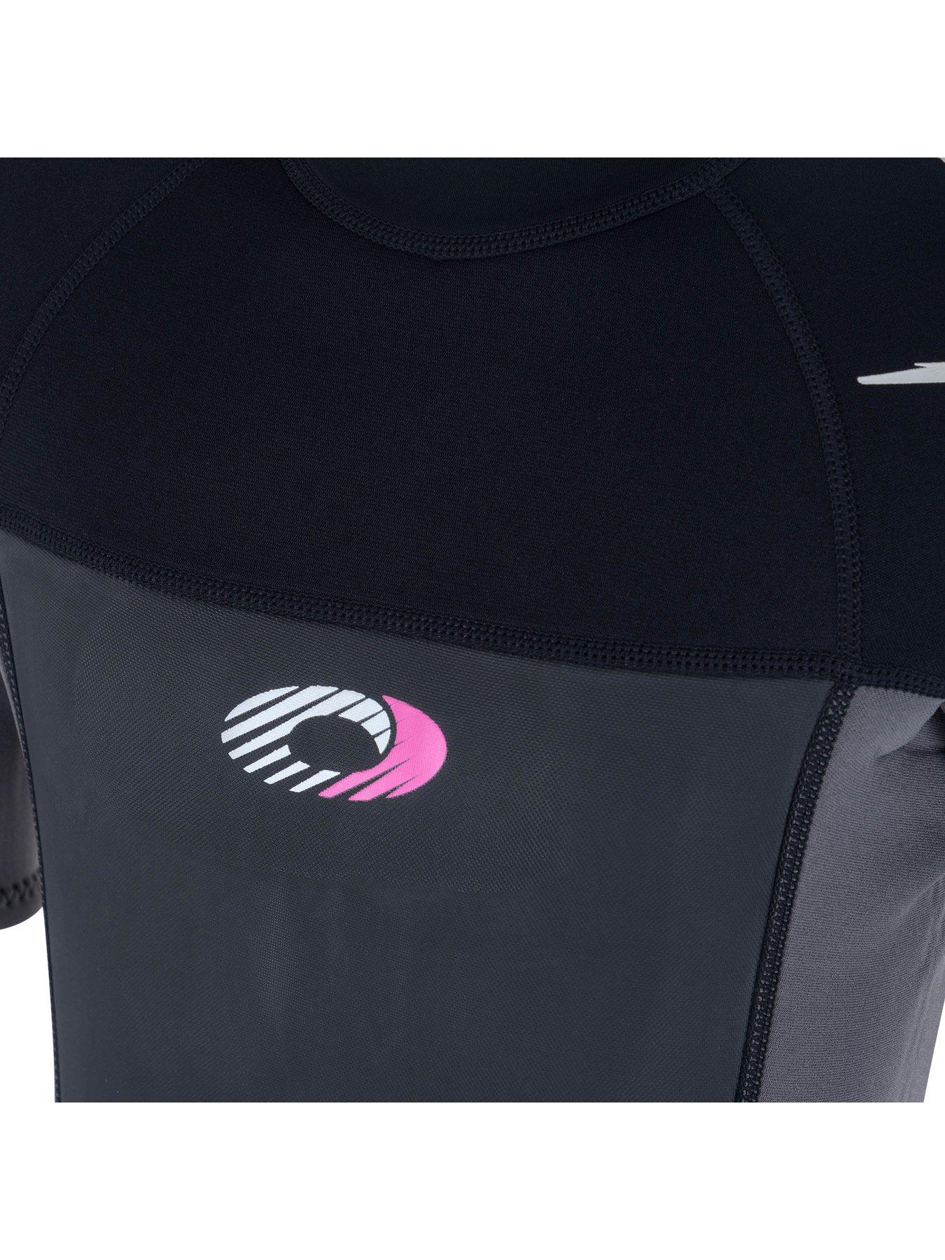 Image 4 of 7 of Osprey Action Sports Origin Girls Shorty Wetsuit Black/Pink