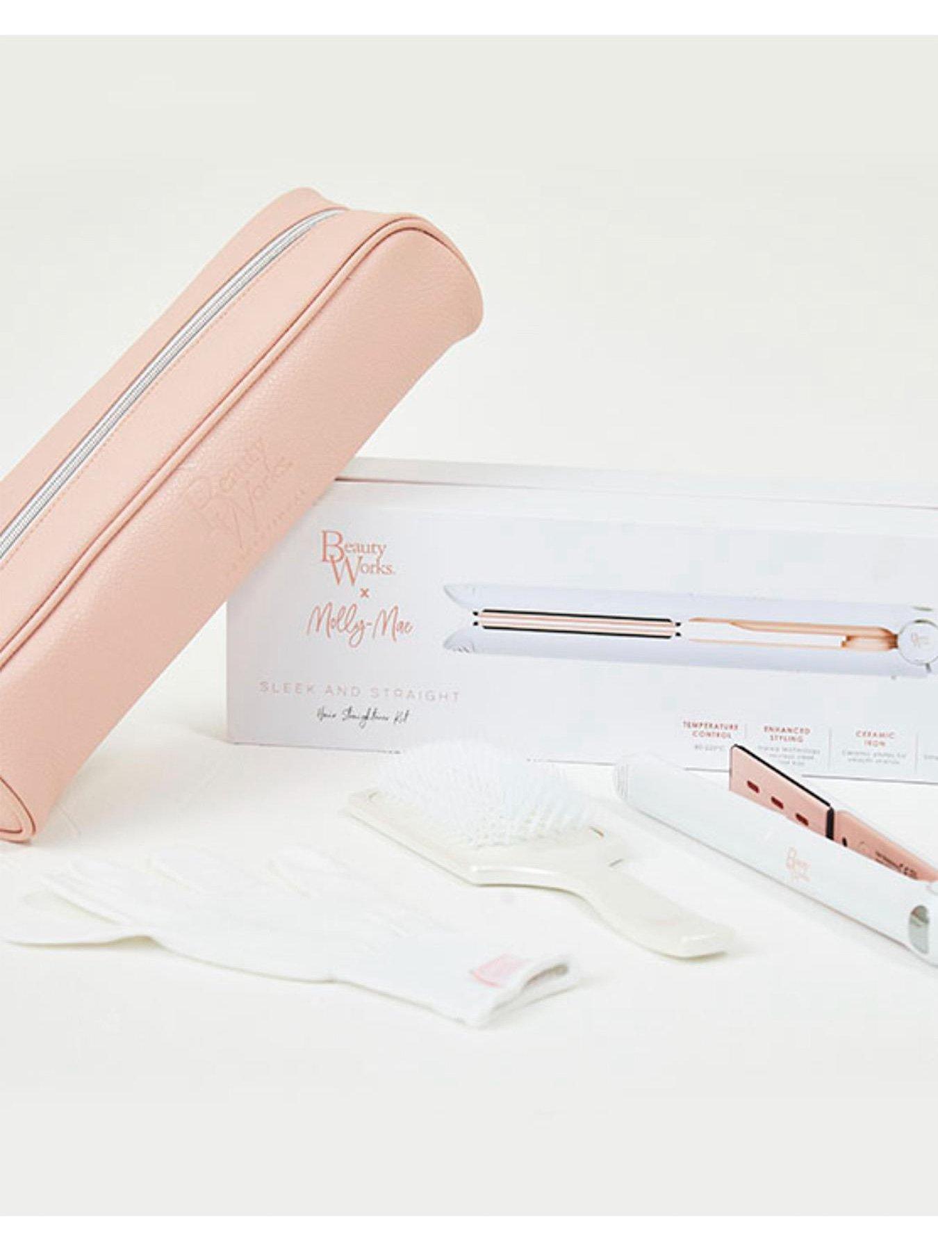 Image 3 of 5 of Beauty Works Beauty Works x Molly Mae Hair Straightener Sleek + Shine