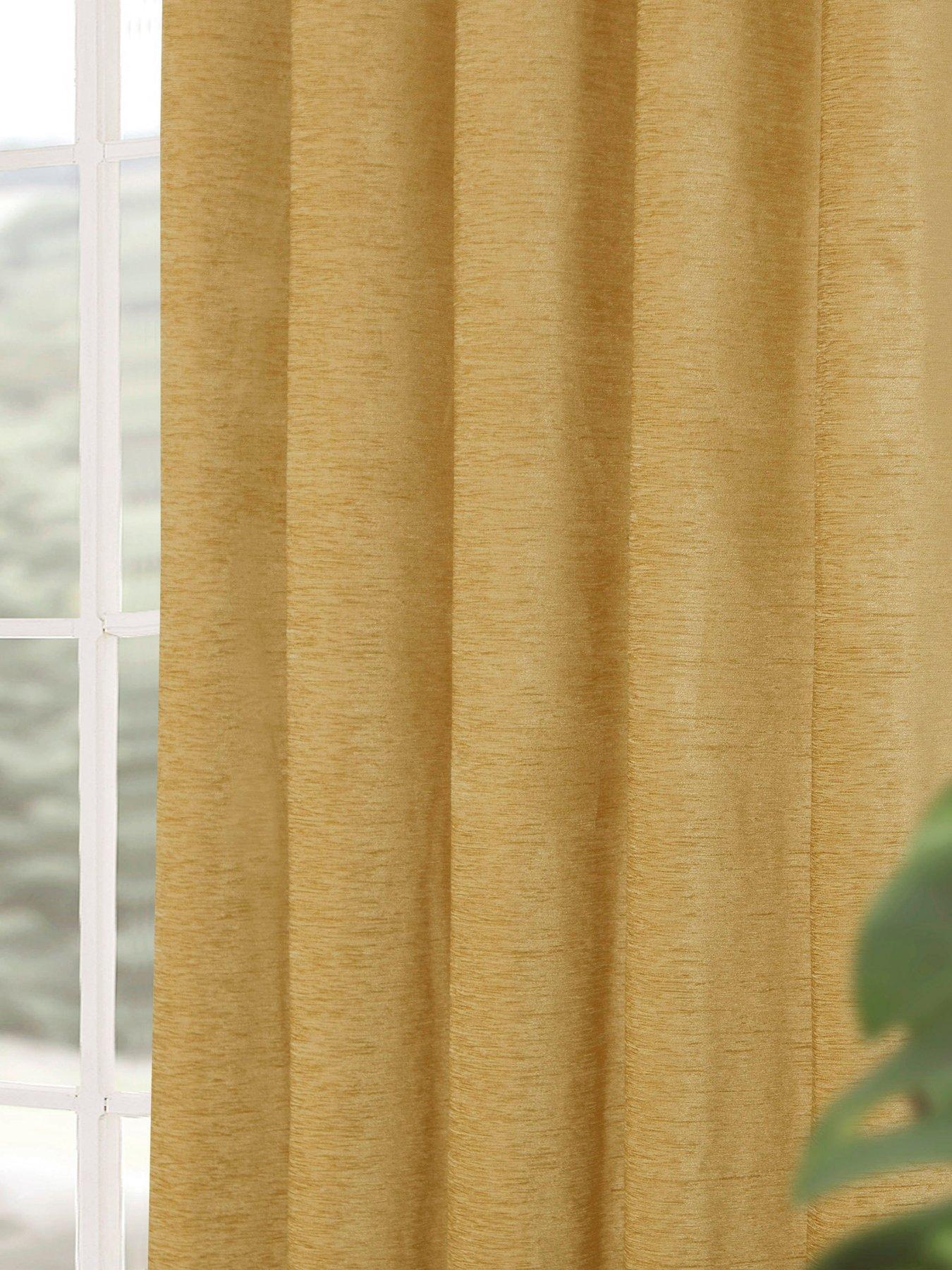 very-home-canterbury-chenille-lined-eyelet-curtains