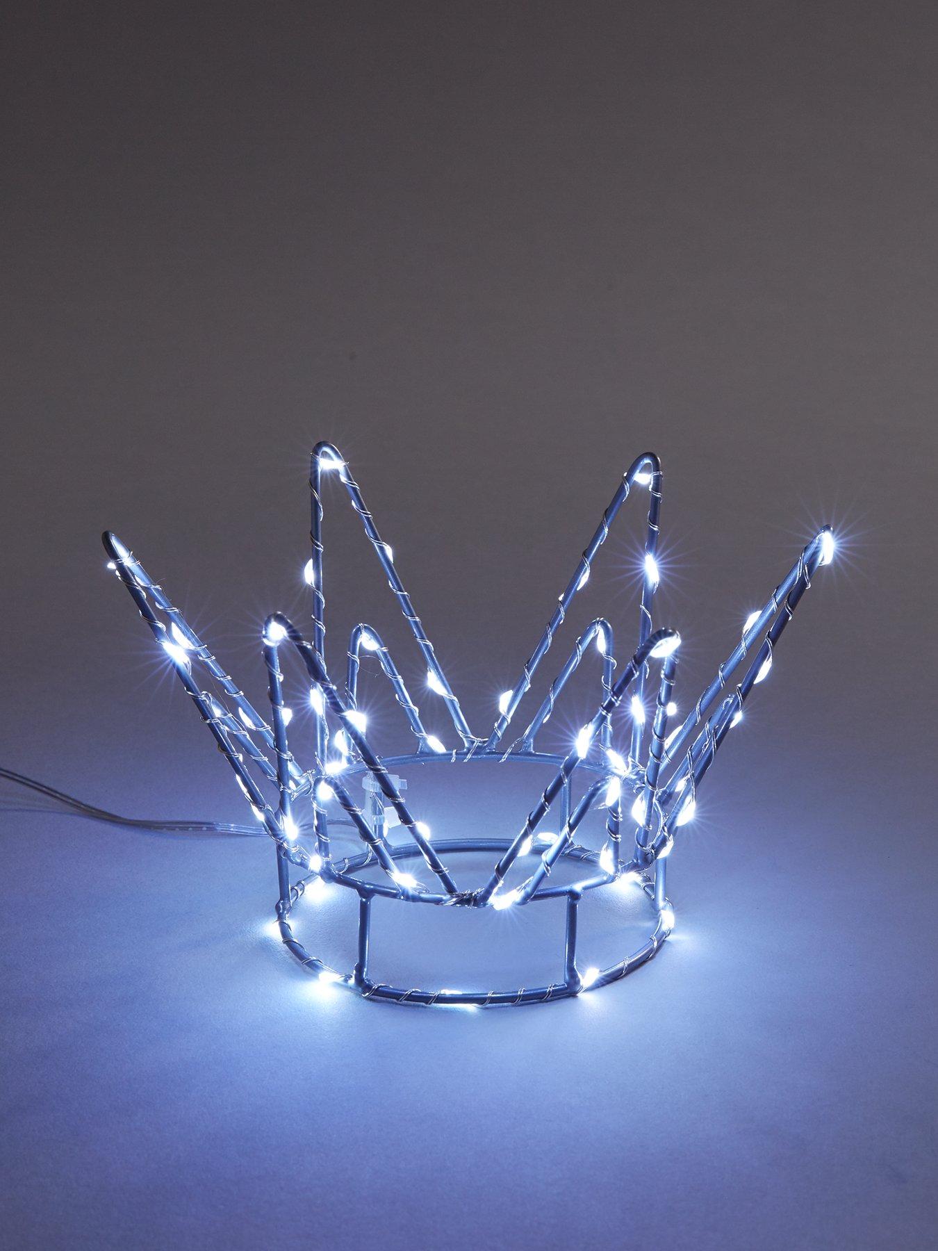 very-home-led-crown-christmas-tree-topper-light-silverstillFront