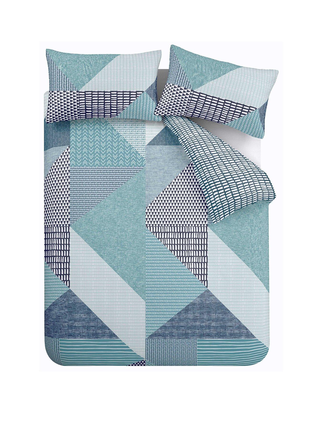 catherine-lansfield-catherine-lansfield-larsson-geo-duvet-cover-set-tealstillFront