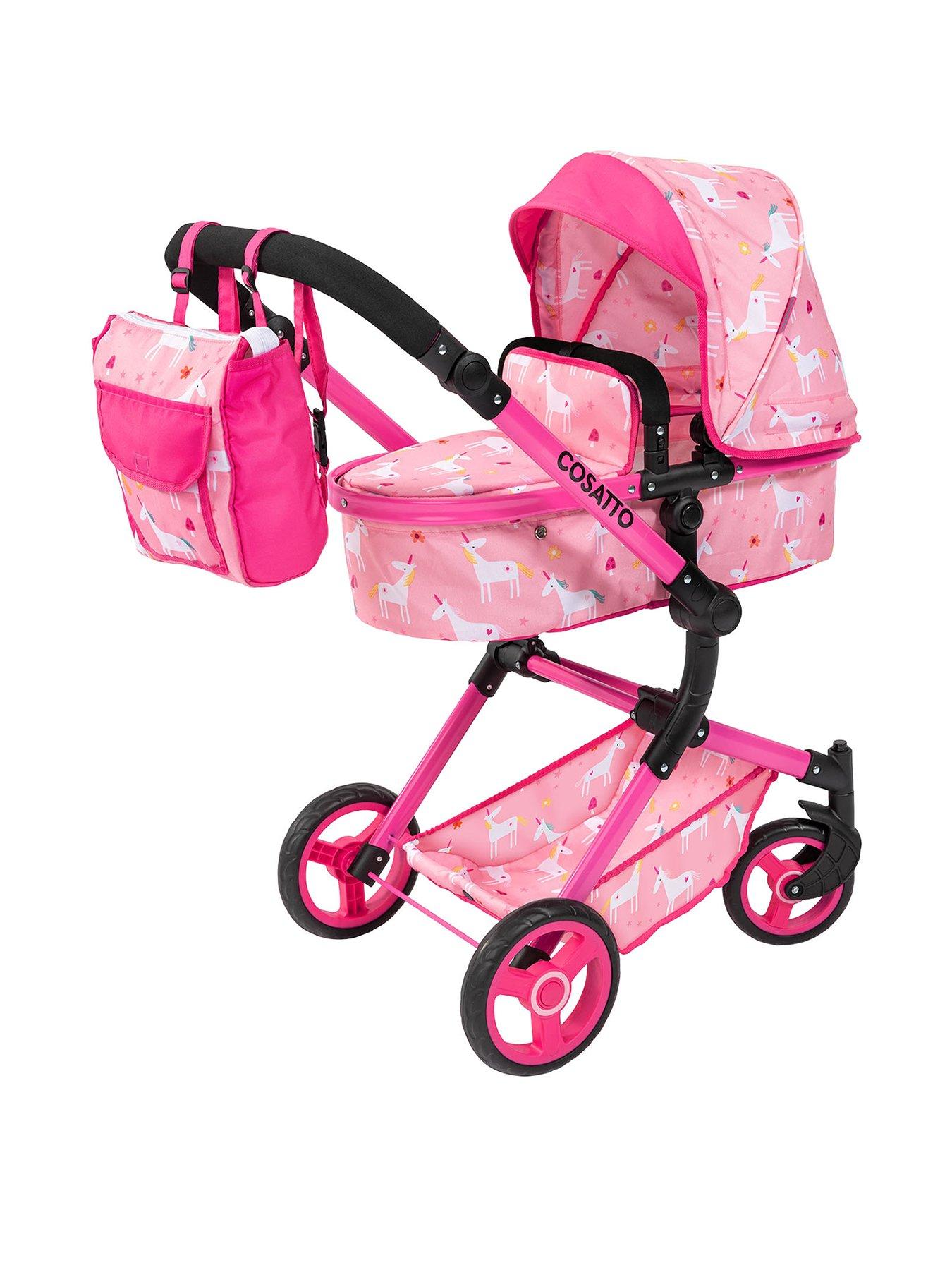 Image 1 of 7 of Cosatto Unicorn Print Wonder Doll Pram