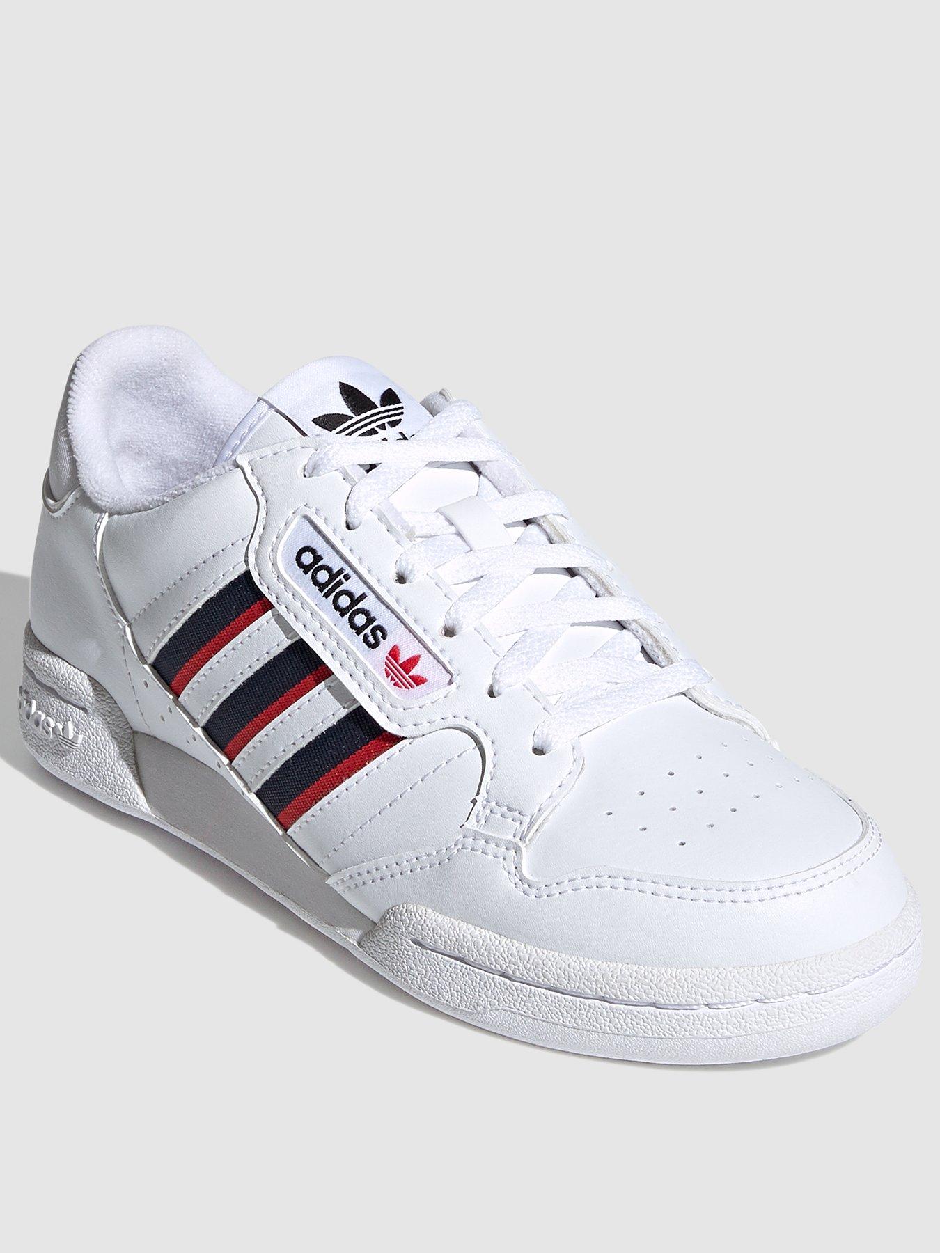 adidas Originals Unisex Junior Continental 80 Stripes Trainers - White |  Very Ireland