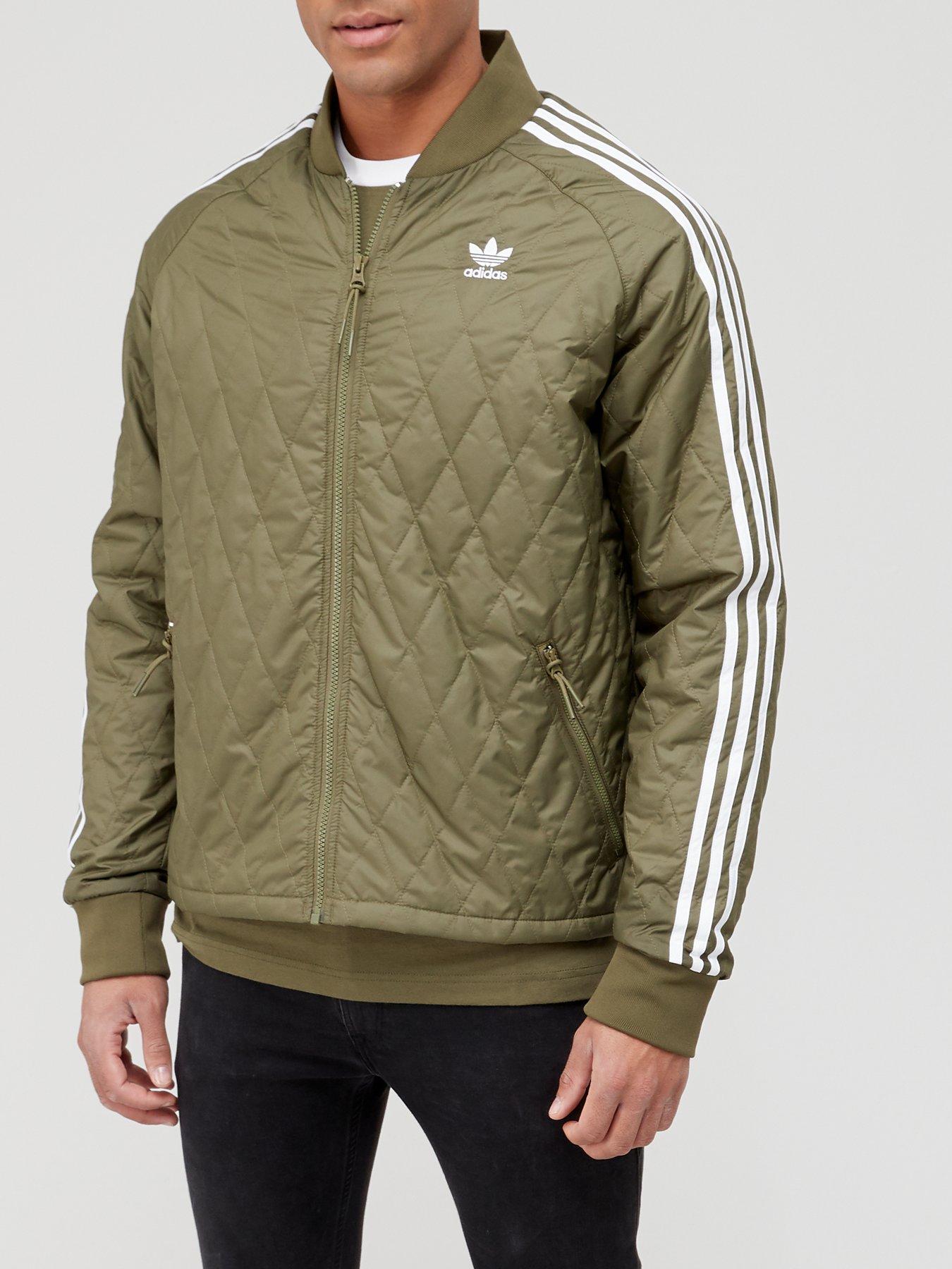 Adidas mens quilted outlet jacket