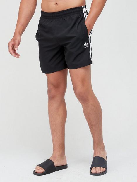 adidas-originals-3-stripe-swim-shorts-black