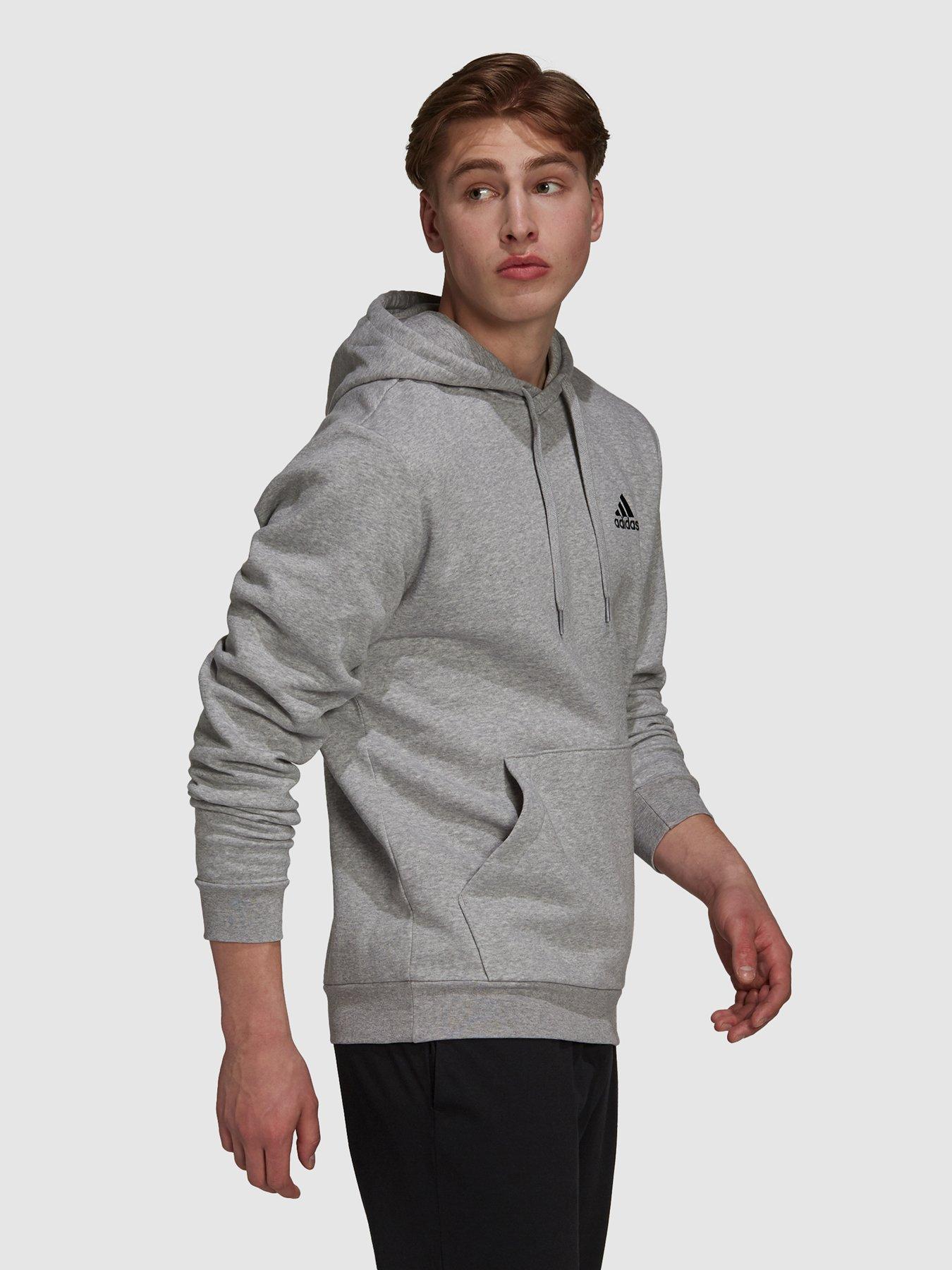 adidas-sportswear-essentials-fleece-hoodie-grey-heatherblackback