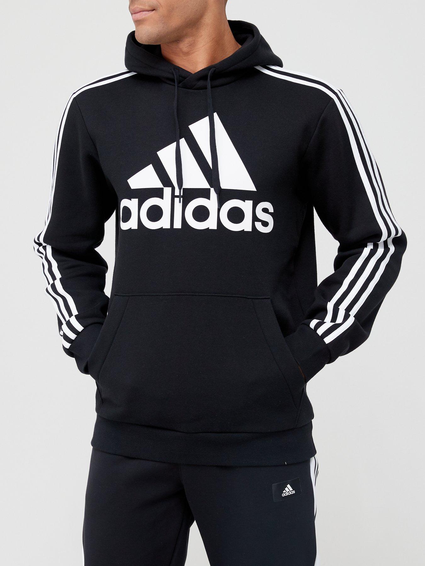 Adidas hoodie brand with the 3 stripes best sale