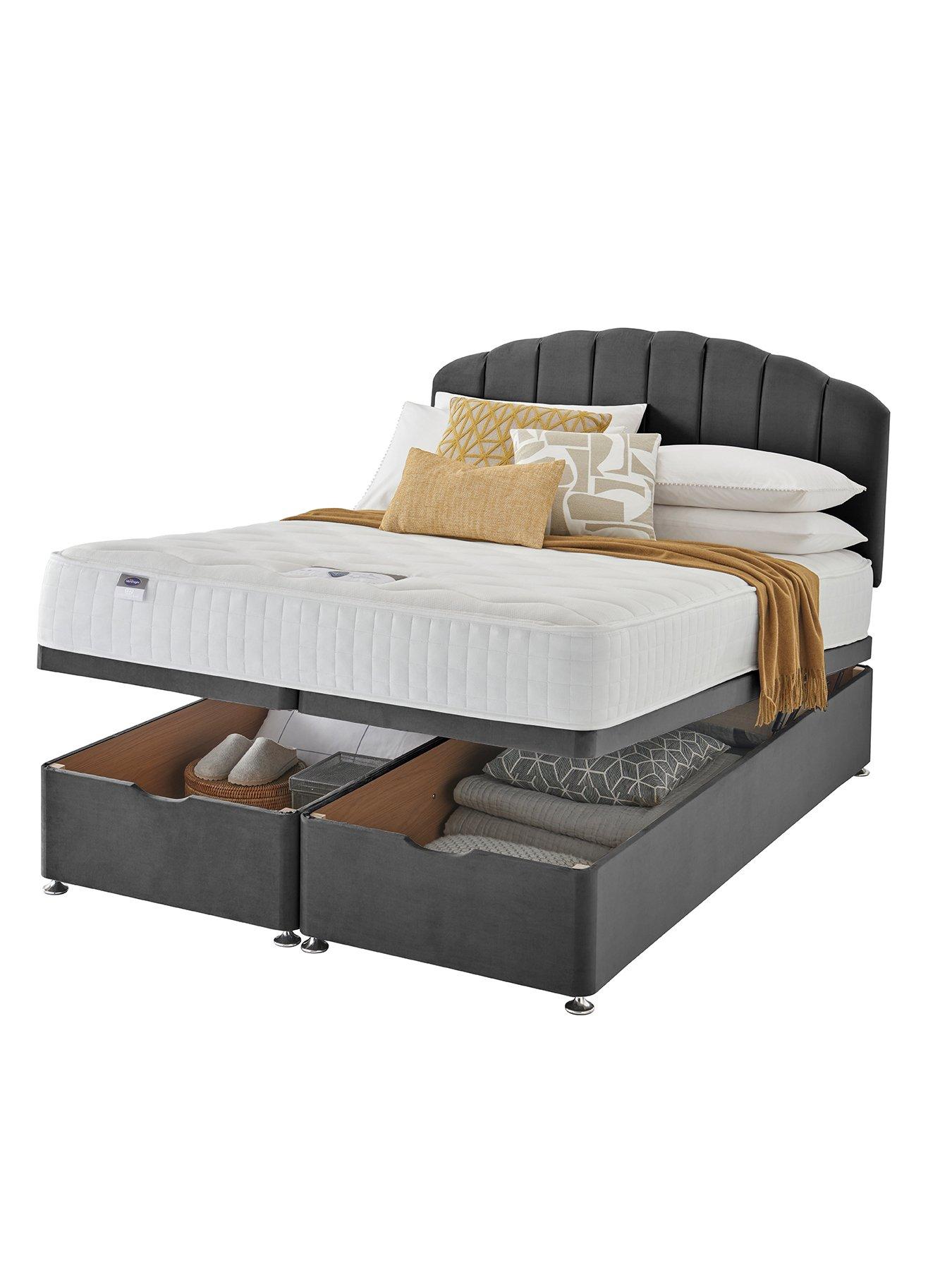 silentnight-ava-memory-1000-pocket-mattress-with-upholstered-ottoman-divan-base-and-headboard-bed-set