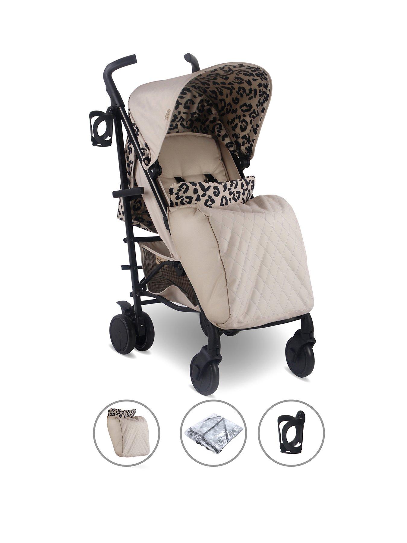 Image 1 of 7 of My Babiie MB51 Plus Stroller - Fawn Leopard