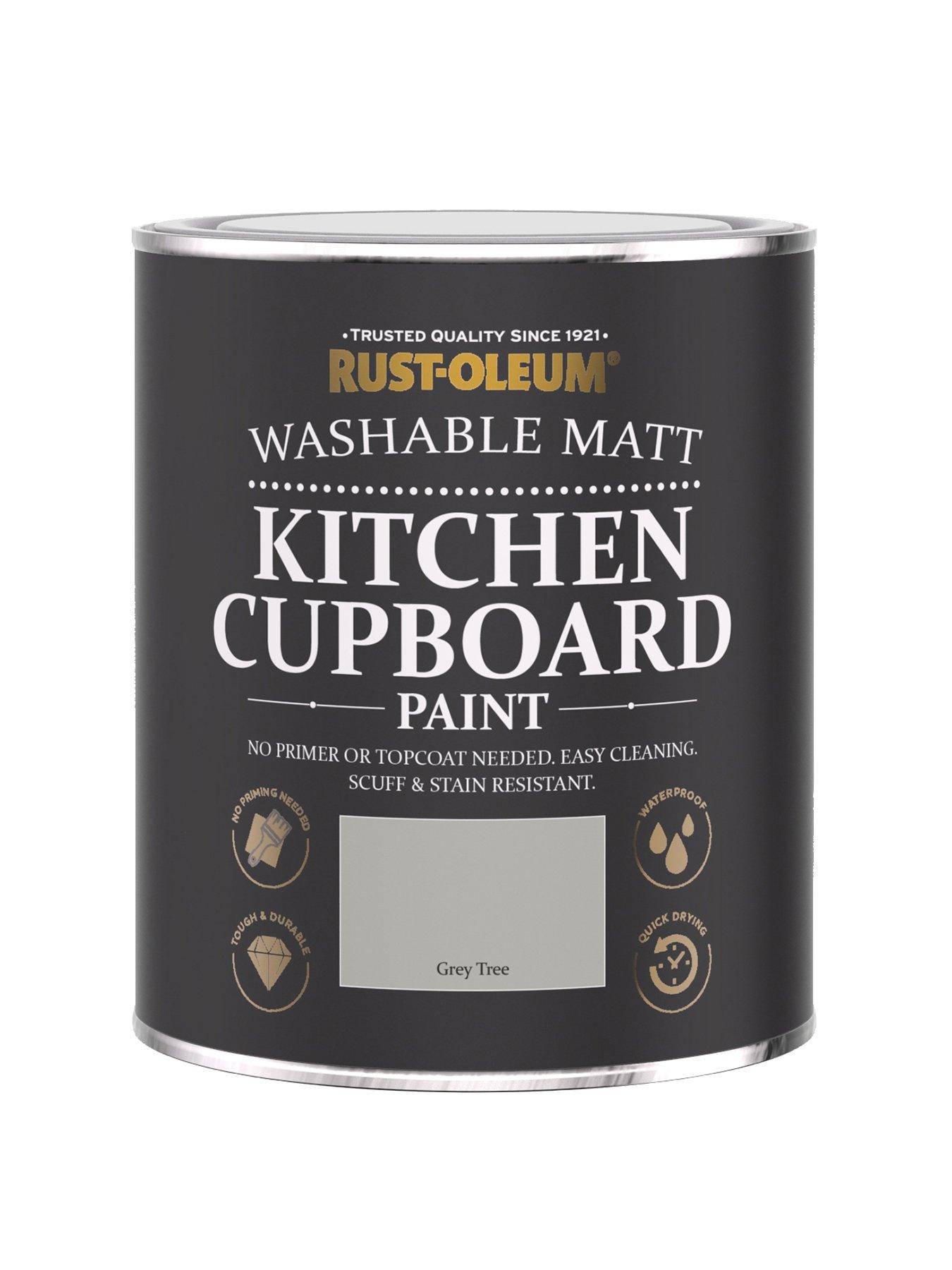undefined Kitchen Cupboard Paint - Grey Tree