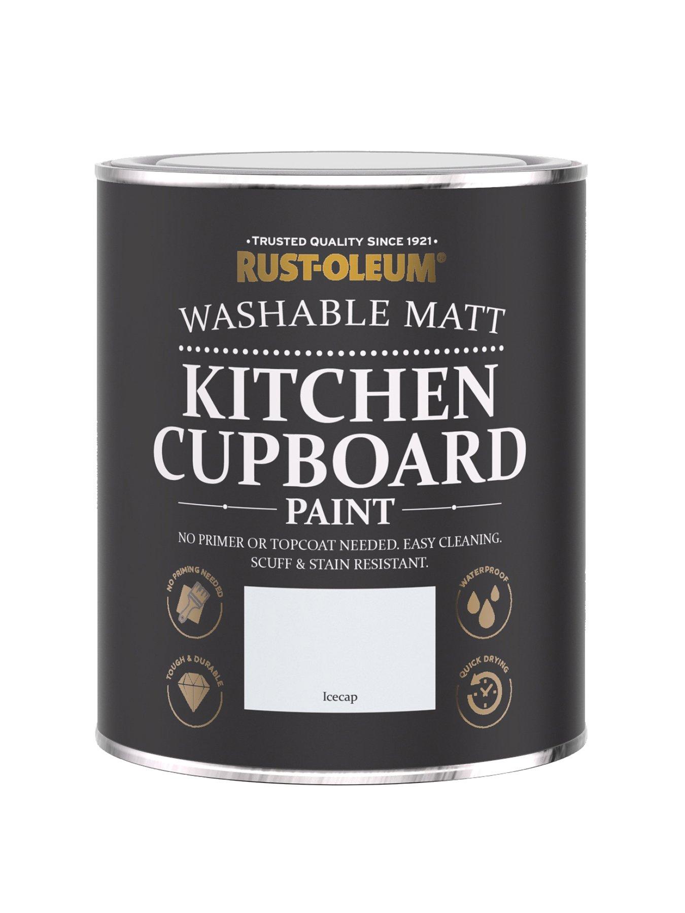 undefined Matt Finish Kitchen Cupboard Paint in Icecap – 750 ml Tin