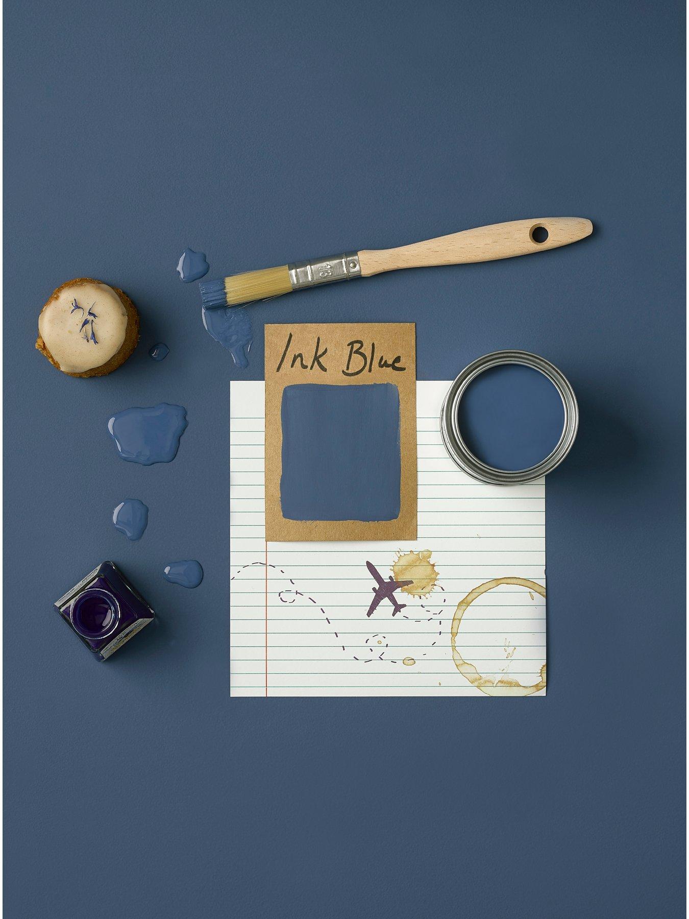 Image 3 of 4 of Rust-Oleum Kitchen Cupboard Paint Ink Blue 750ml