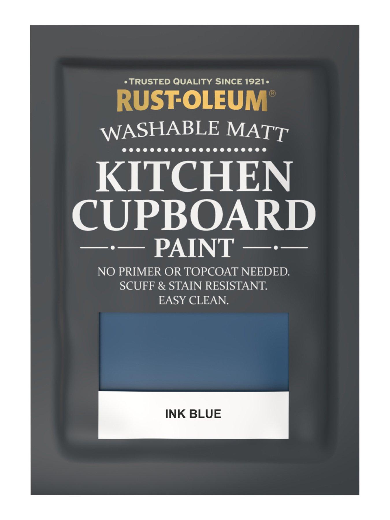 Image 4 of 4 of Rust-Oleum Kitchen Cupboard Paint Ink Blue 750ml