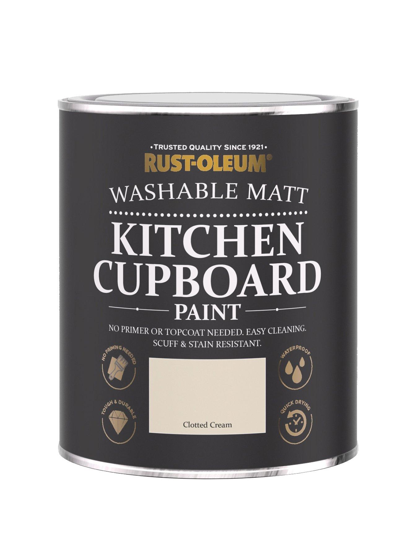 undefined Kitchen Cupboard Paint - Clotted Cream