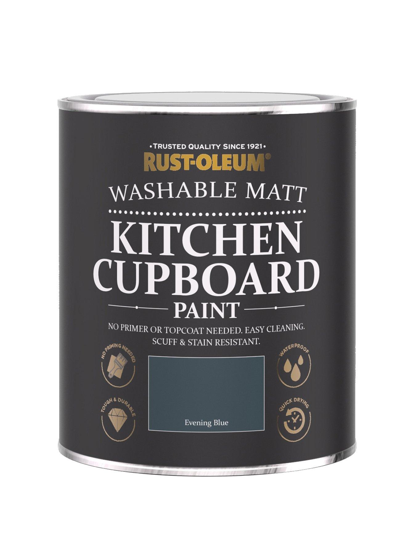 undefined Kitchen Cupboard Paint - Evening Blue