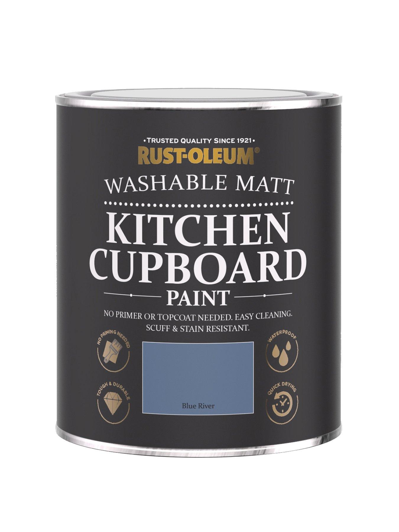 undefined Washable Matt Finish Kitchen Cupboard Paint – Blue River