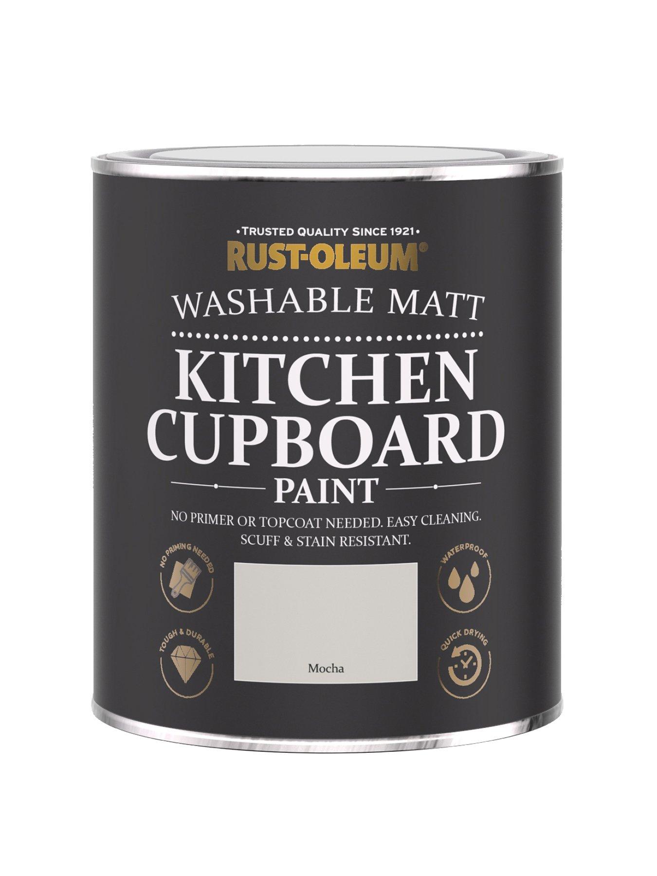 undefined Rust-oleum Kitchen Cupboard Paint Mocha 750ml
