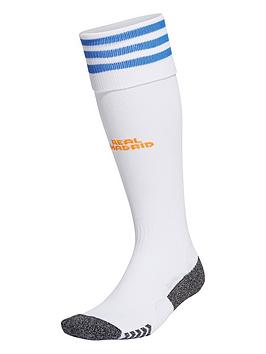 adidas-real-madrid-youth-home-2122-sock-white