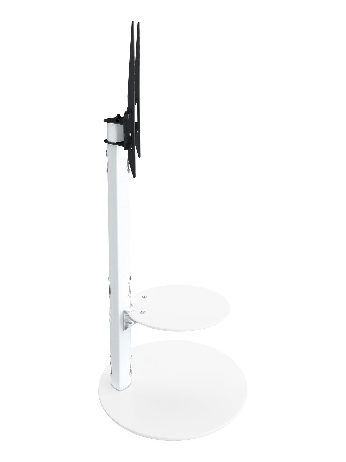Image 5 of 5 of AVF Lugano Oval 800 TV Stand -&nbsp;White&nbsp;- fits up to 65 inch