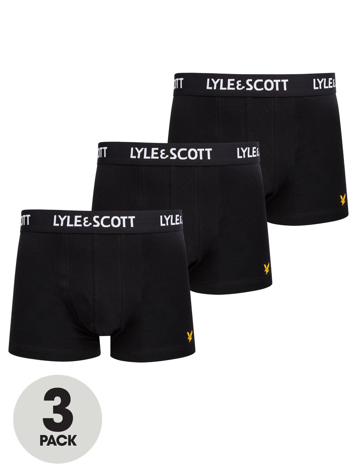 Lyle & Scott Barclay 3 Pack Trunk - Black