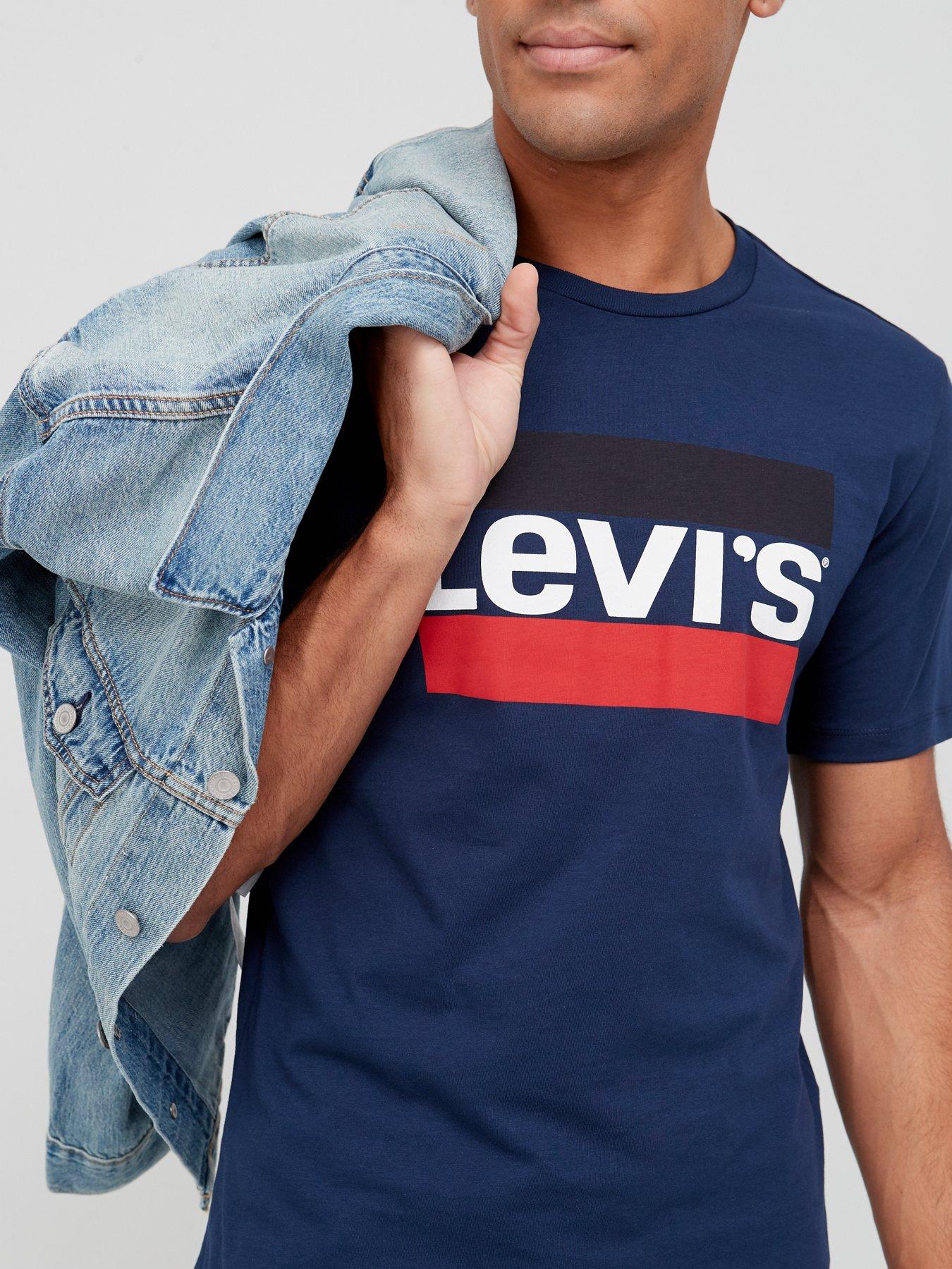 T-Shirt Levi's Homme Bleu Marine