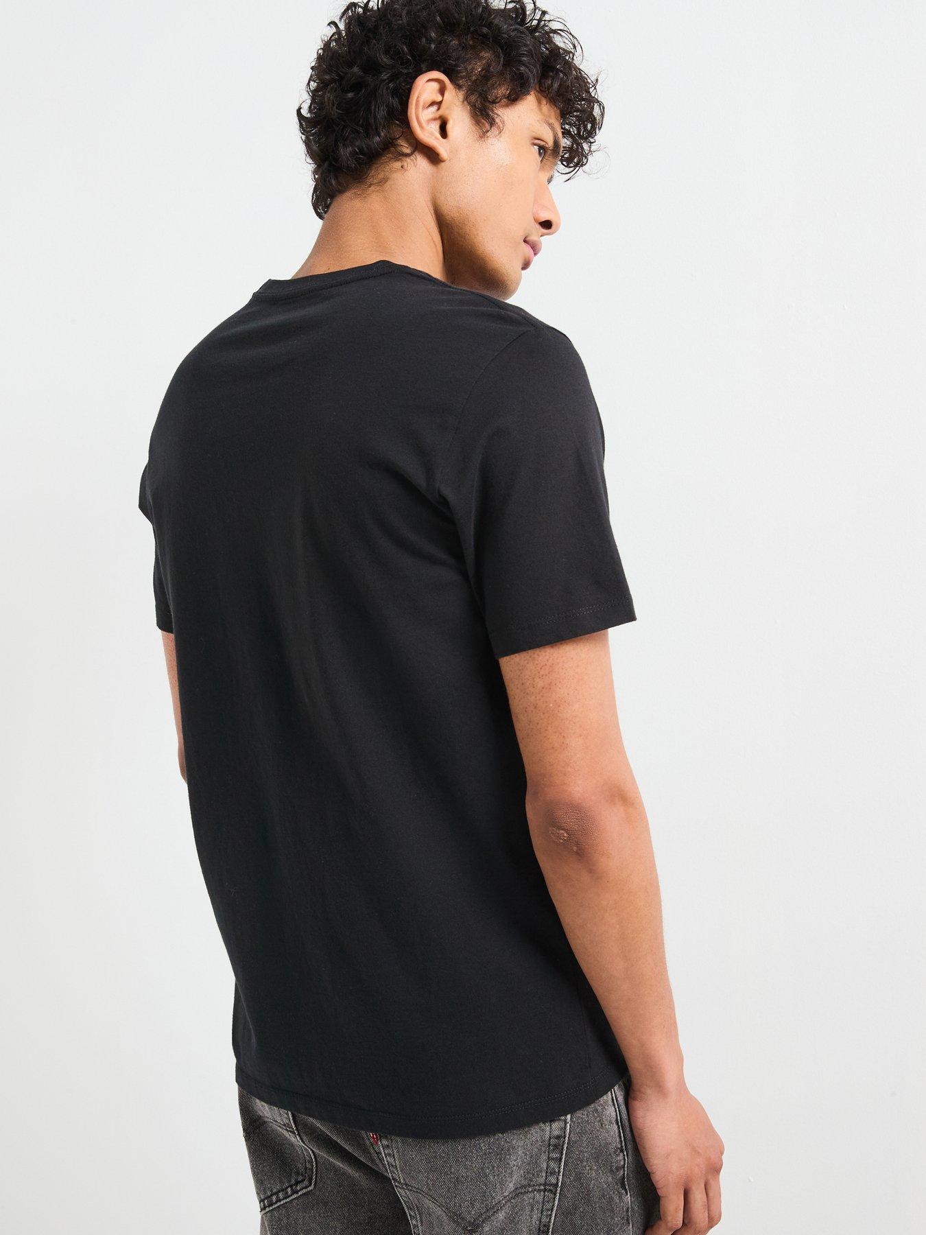 Image 2 of 6 of Levi's Mens Regular Fit Housemark Logo T-Shirt - Black