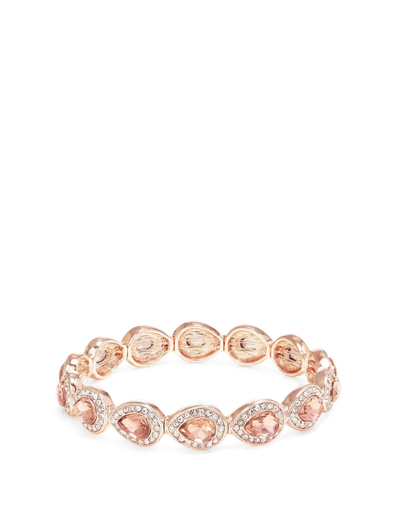 jon-richard-rose-gold-and-pink-stretch-wristwear