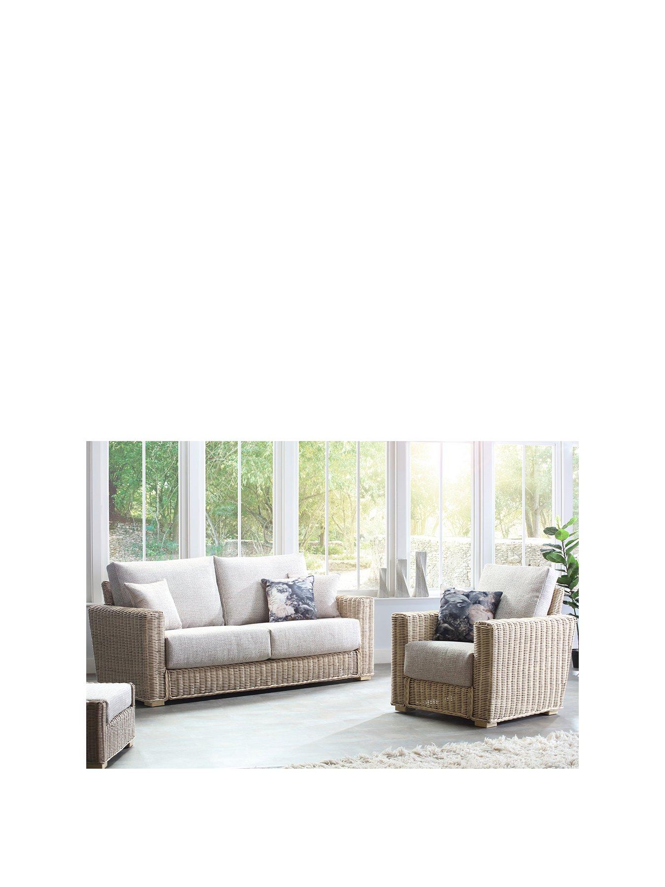 Image 3 of 6 of Desser Burford Conservatory 3-Seater Sofa