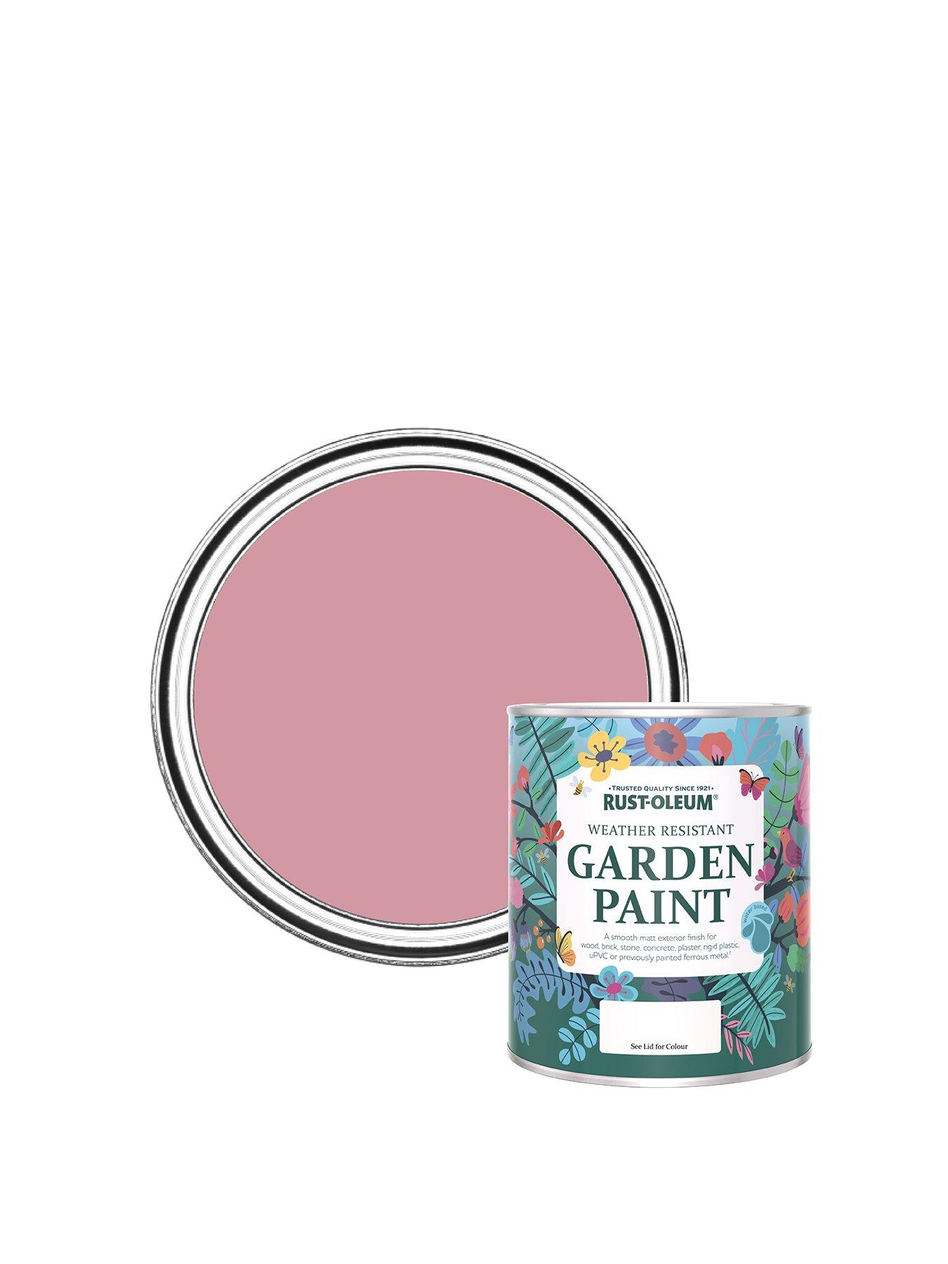undefined Chalky Finish Garden Furniture Paint – Dusky Pink