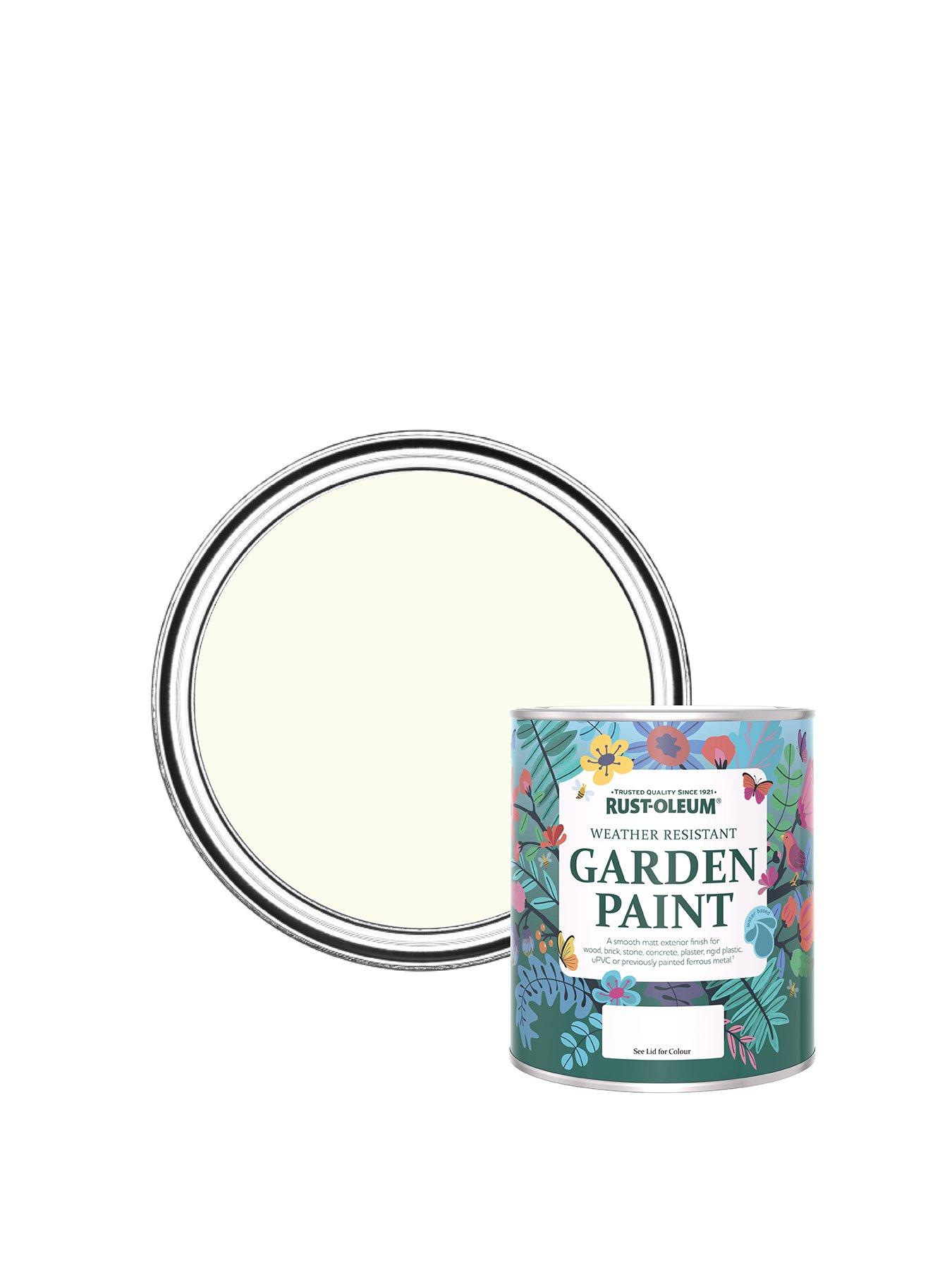undefined Chalky Finish 750 ml Garden Paint – Antique White