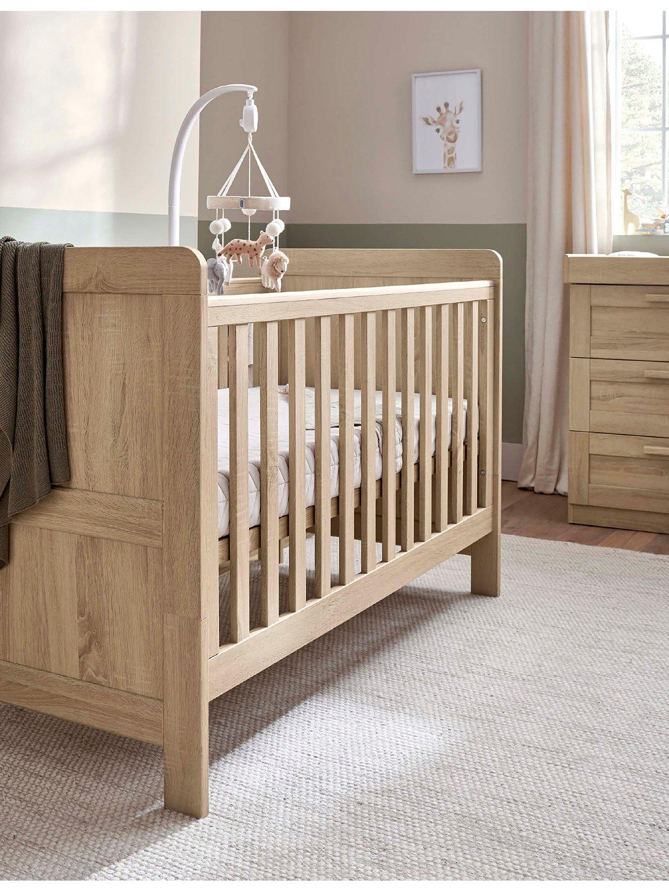 Mamas & Papas Atlas Cot Bed in Light Oak