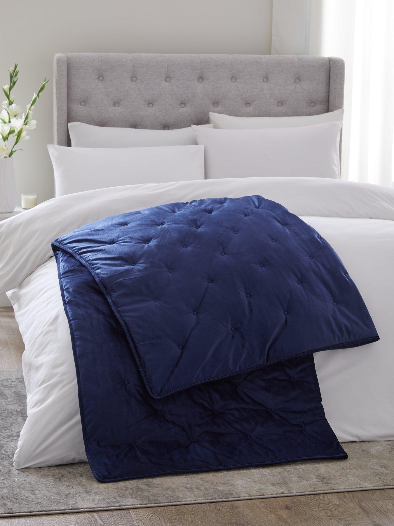 very-home-luxury-velvet-quilted-throw-greyfront