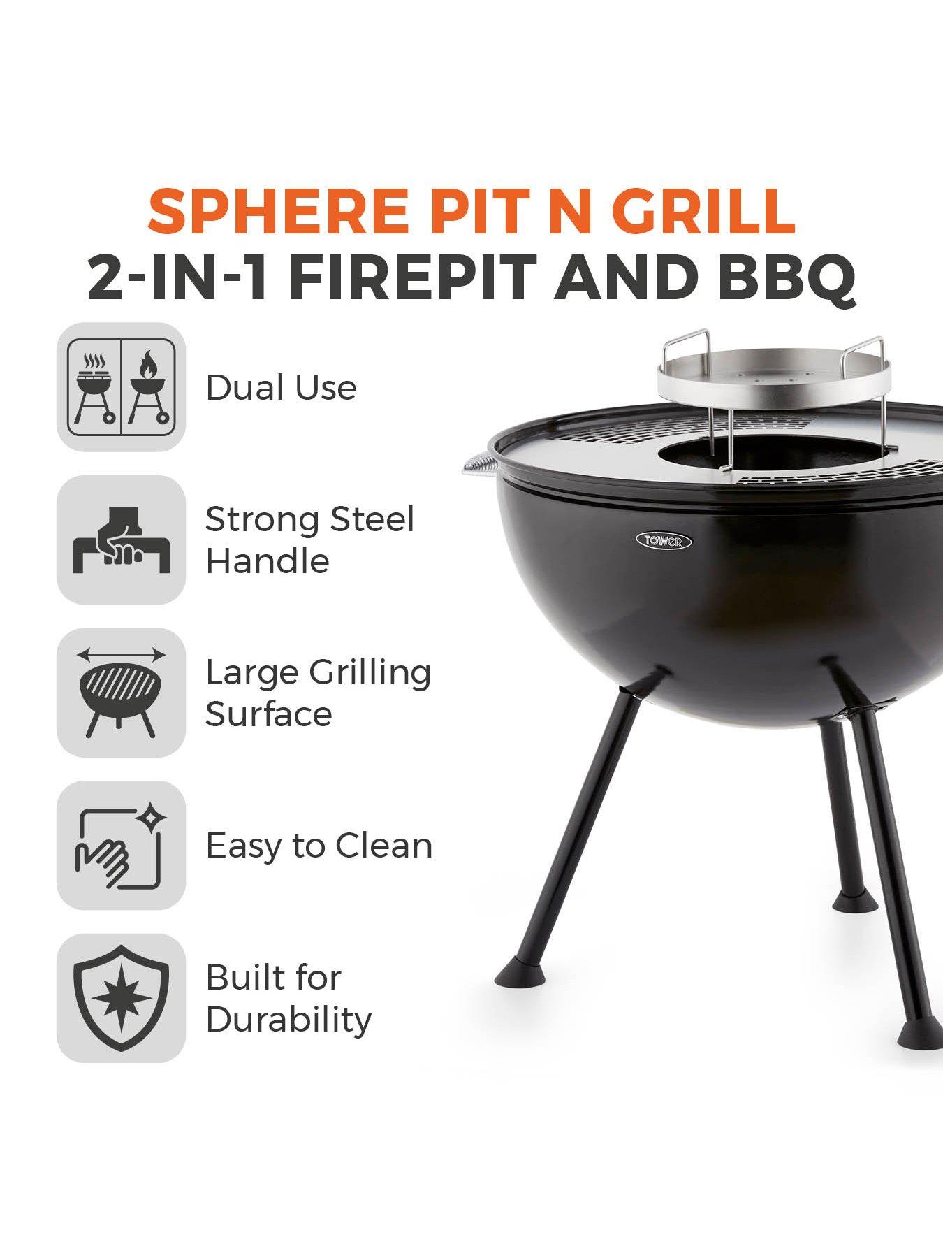 tower-t978512-sphere-fire-pit-and-bbq-grill--nbspblackstillFront