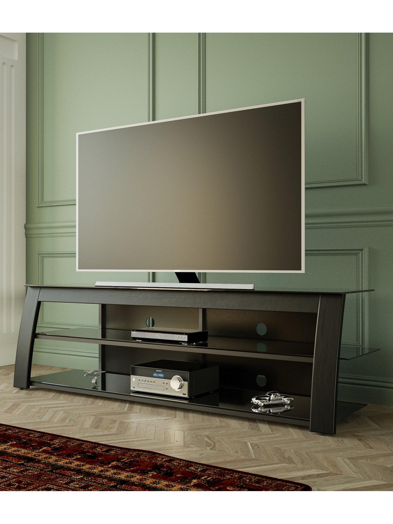 undefined Kivu 1800 TV Stand - Black- fits up to 90 inch