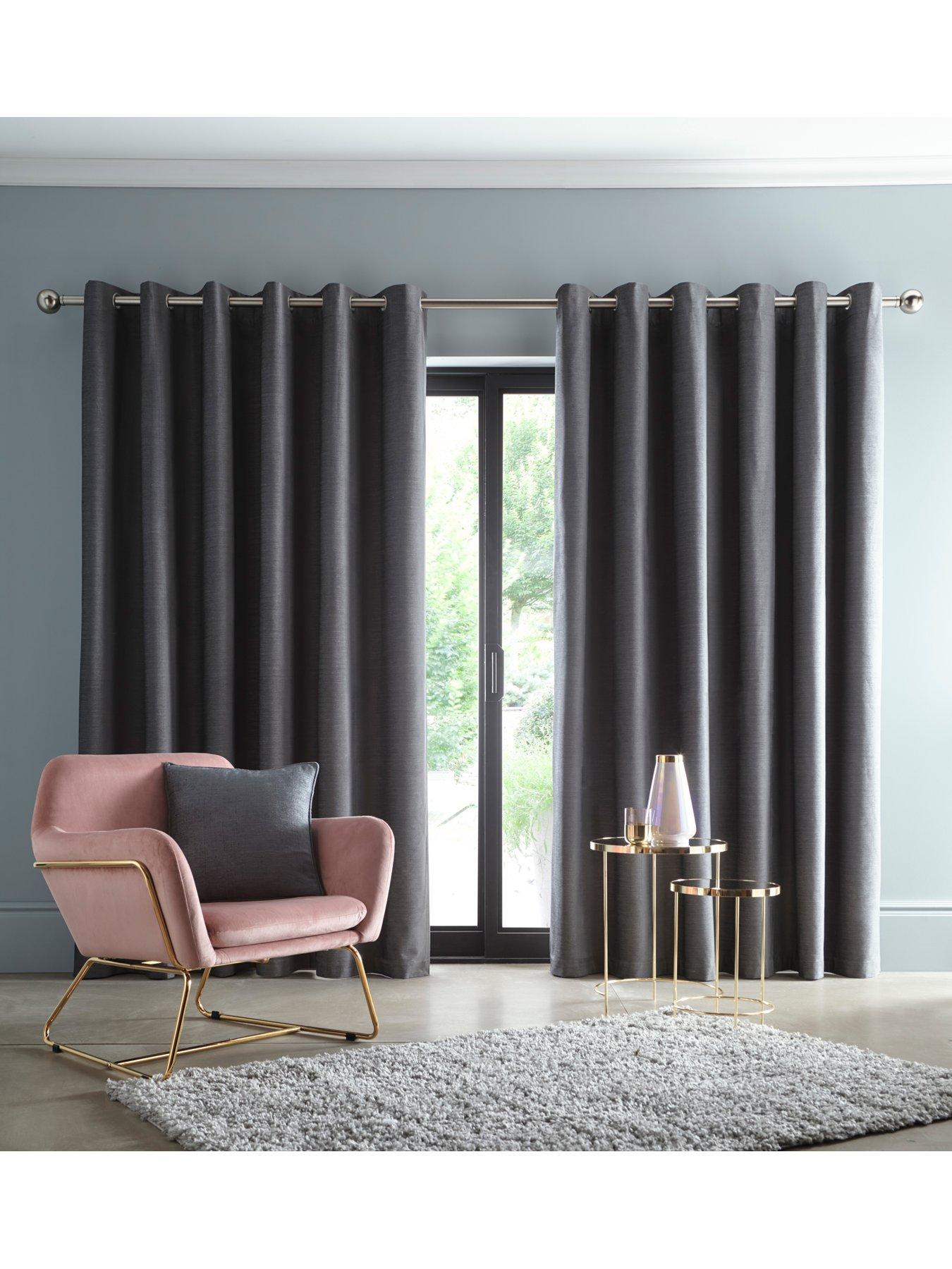 undefined Arezzo Blackout Eyelet Curtains