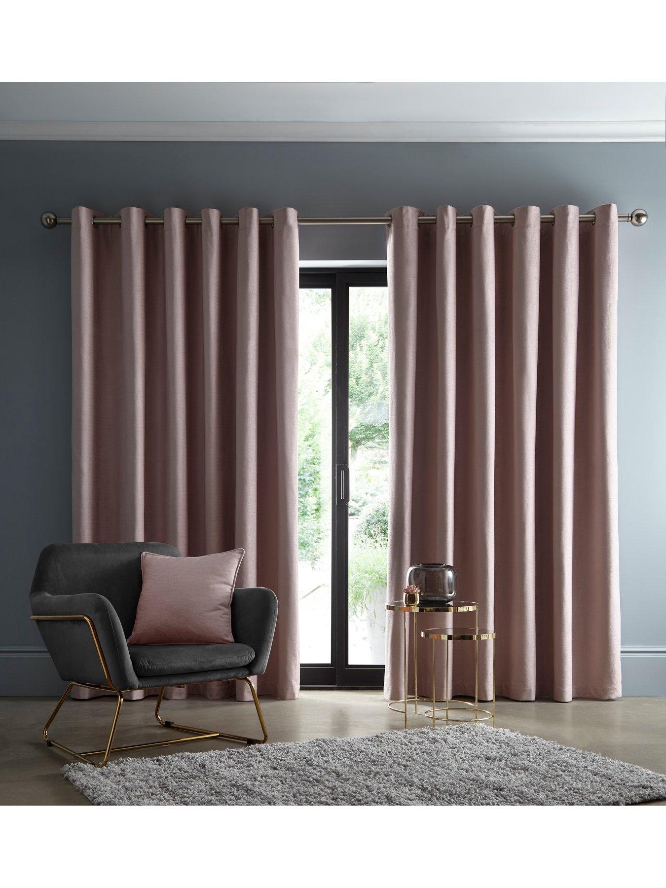 undefined Arezzo Blackout Eyelet Curtains