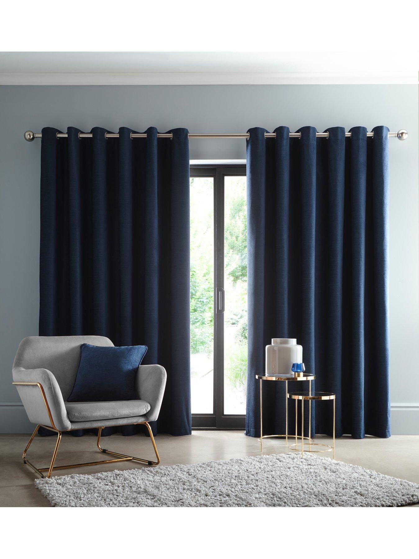 undefined Arezzo Blackout Eyelet Curtains