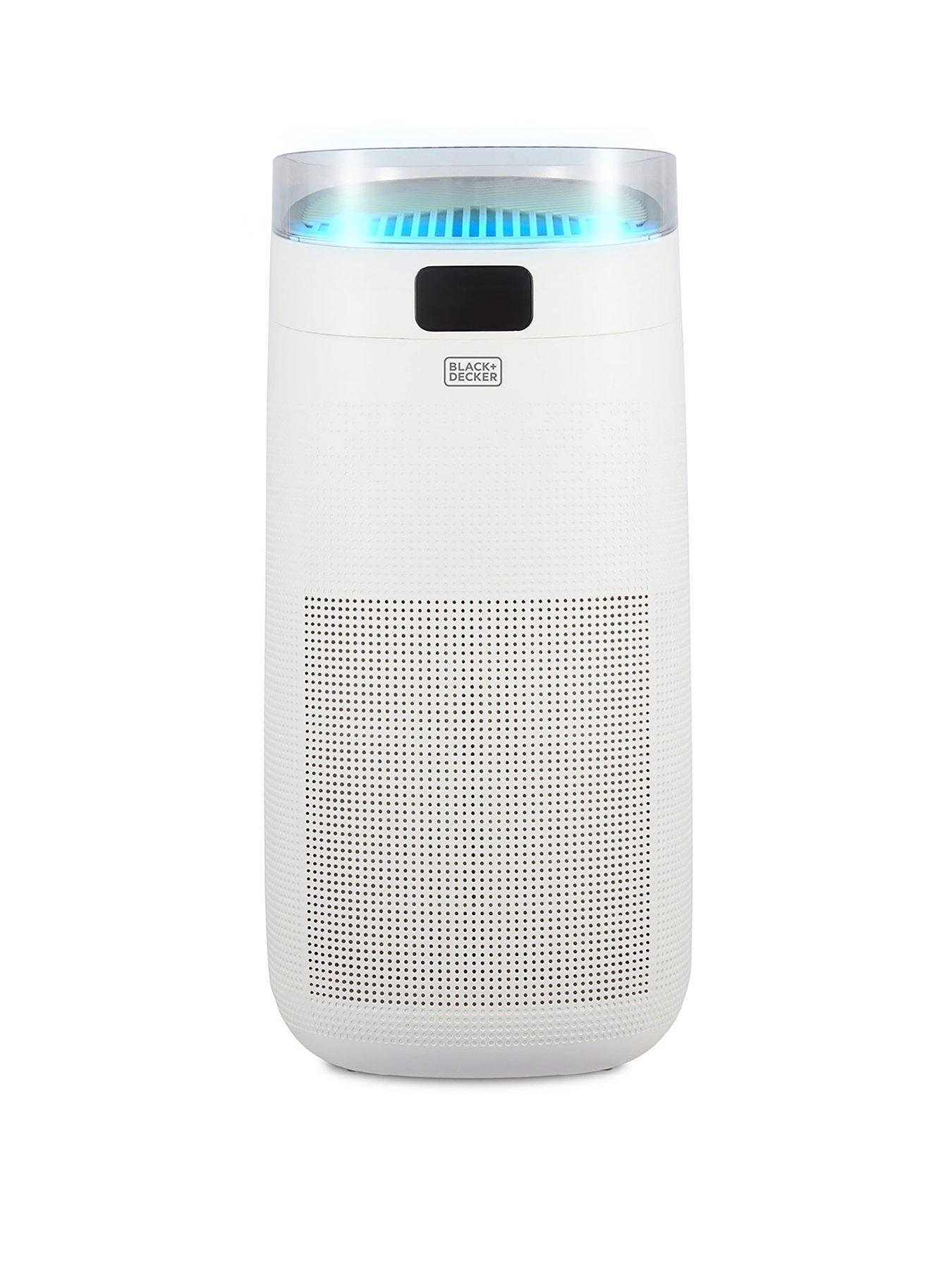 Image of Black & Decker Air Purifier with Air Quality Sensor, 8-Hour Timer, White, BXAP62002GB