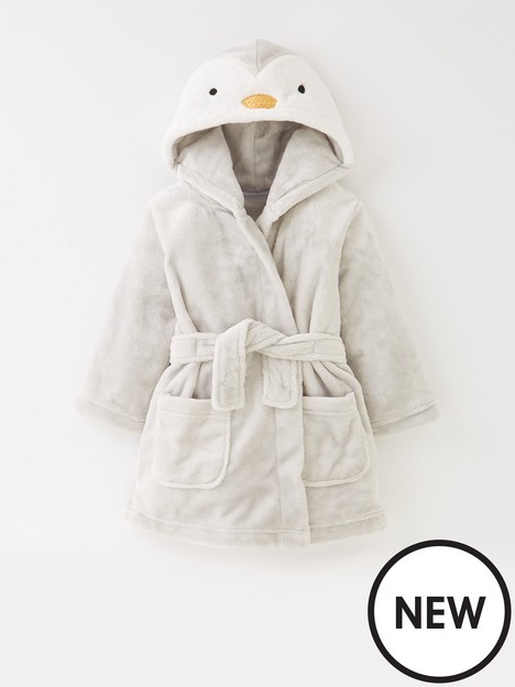 mini-v-by-very-baby-unisex-penguin-fleece-robe-grey
