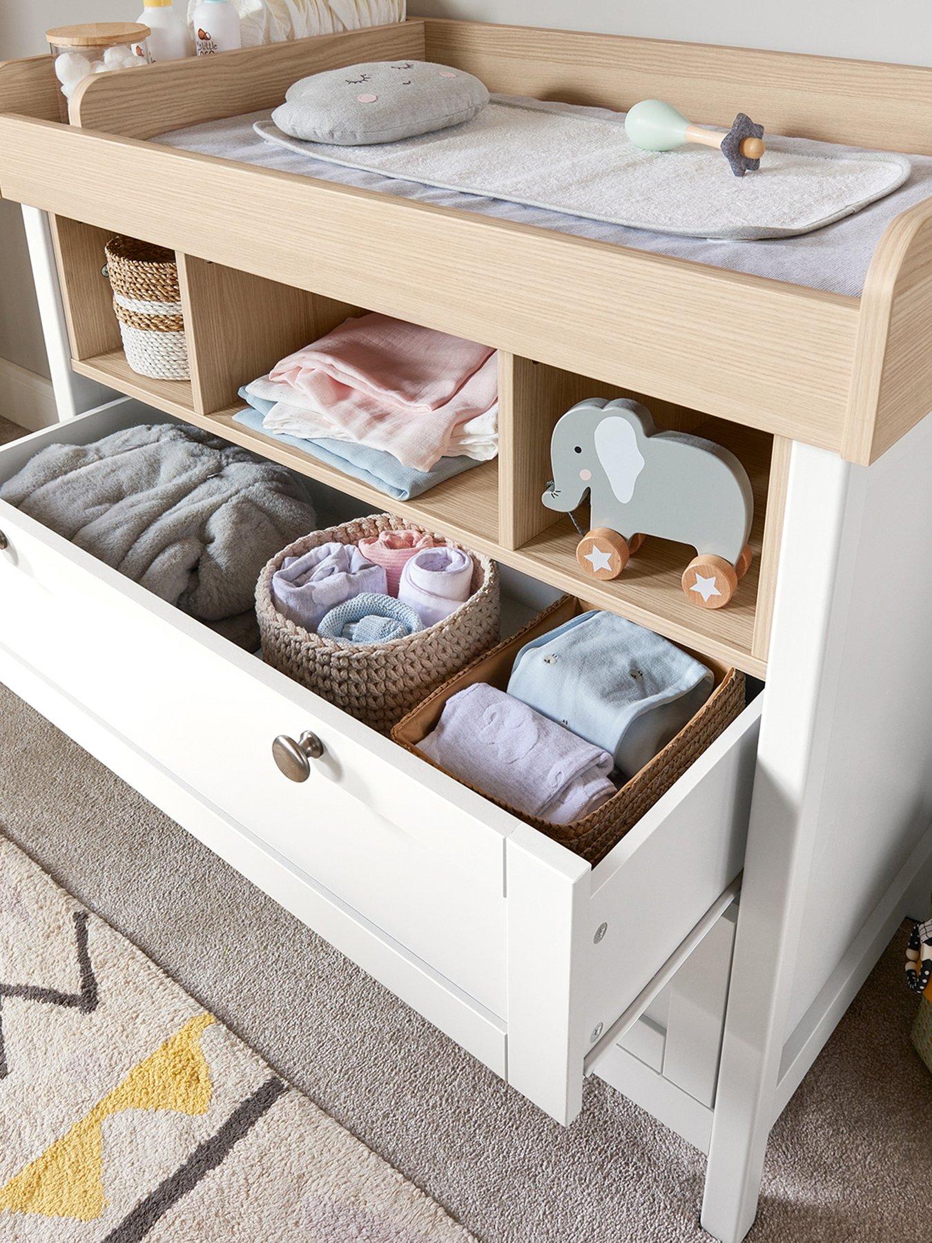 Mamas & Papas Harwell Dresser Changer in White/Natural